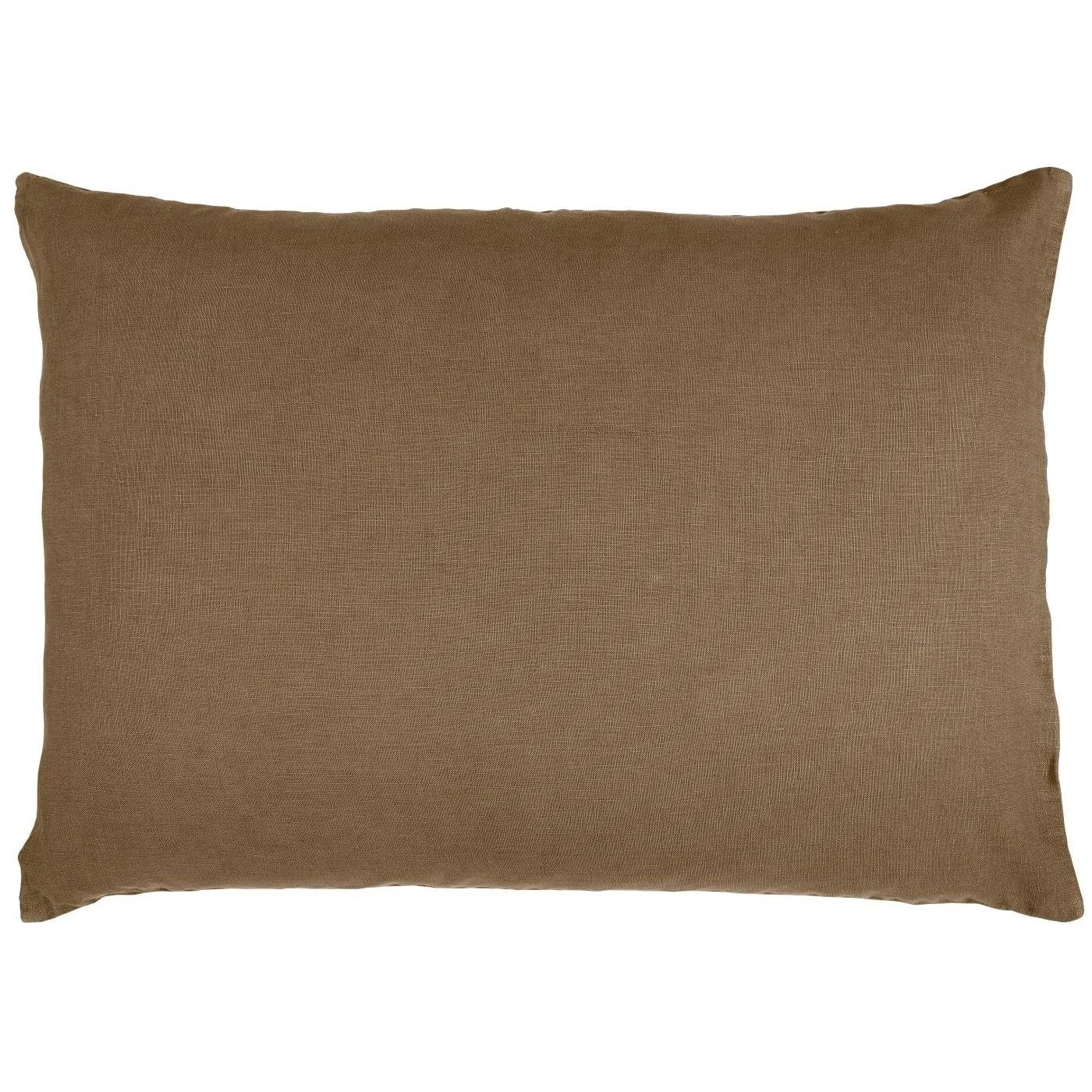 Ib Laursen Kissenbezug aus Leinen Farbe Chocolate 6205-89.jpg