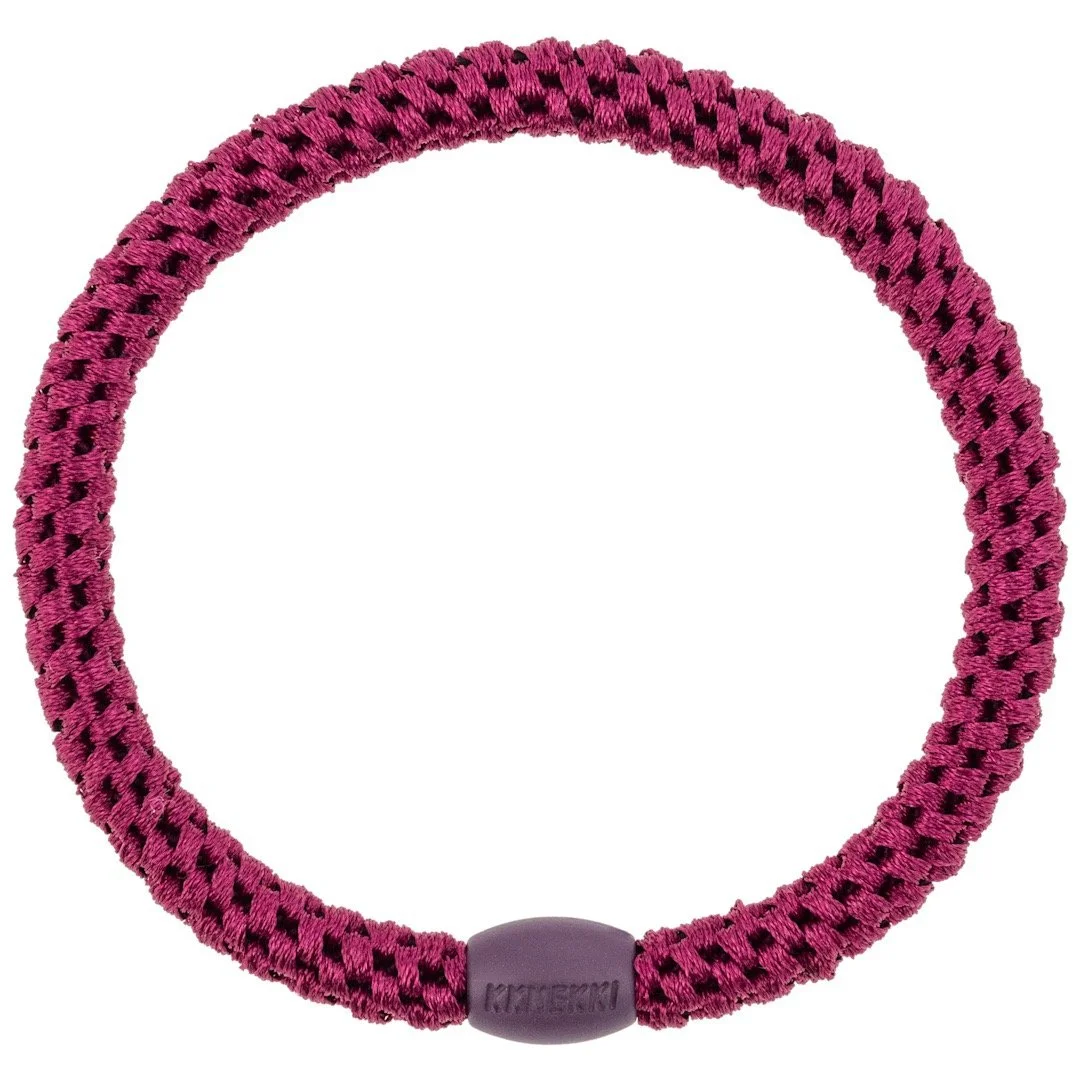 KKNEKKI Haargummi | Armband (Slim Mulberry)