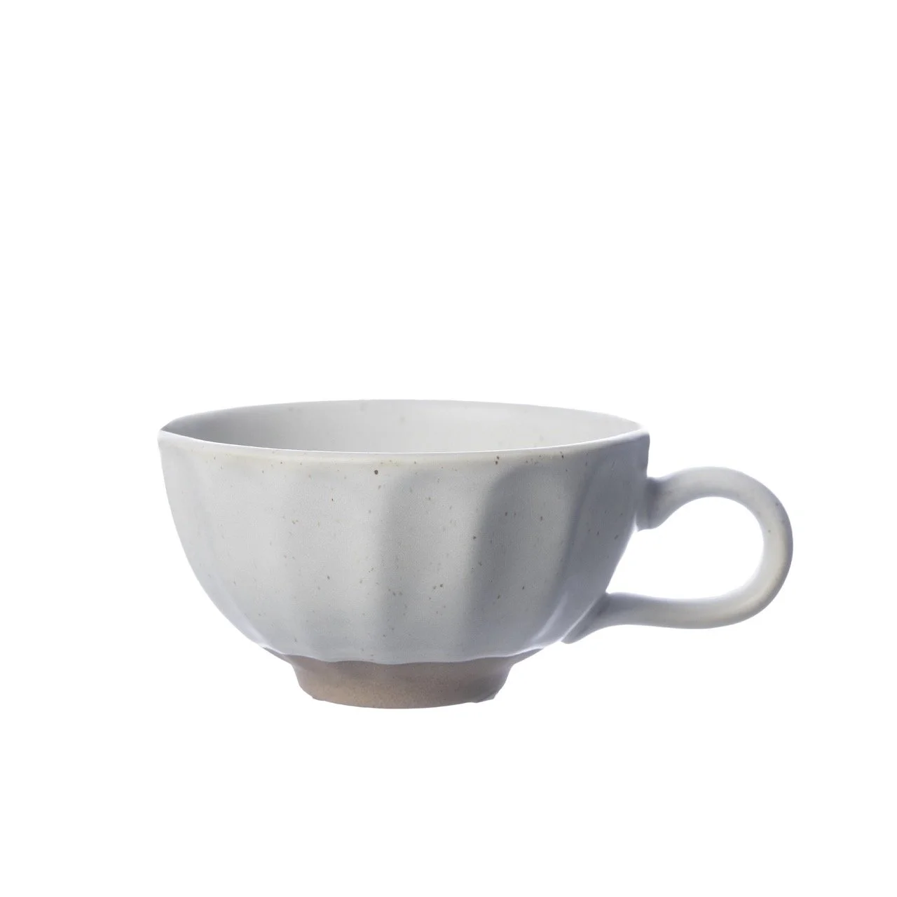 Ernst rustikale Kaffee Tasse mit Henkel Weiss Natur 247060.jpeg
