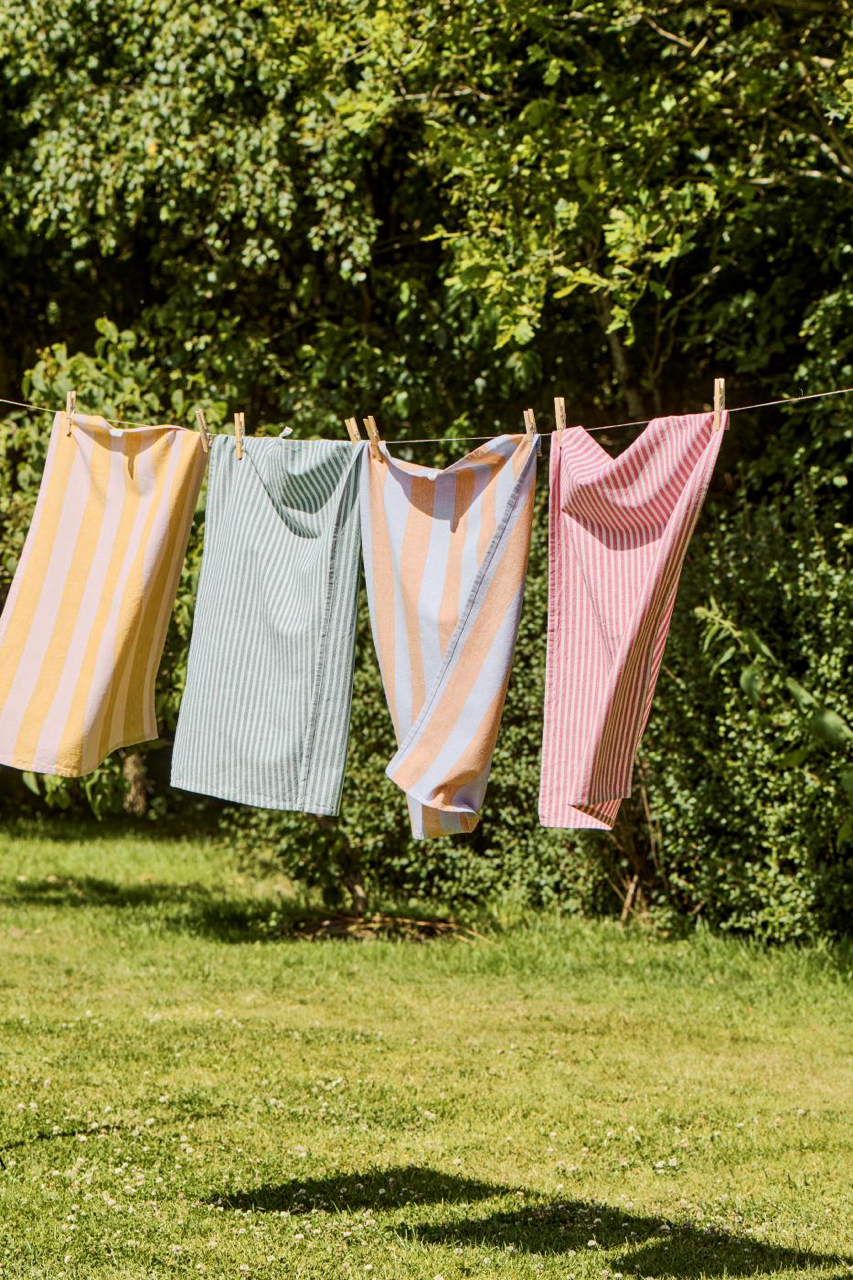 Ib Laursen Geschirrtuch Linus Blockstreifen Rosa Orange.png