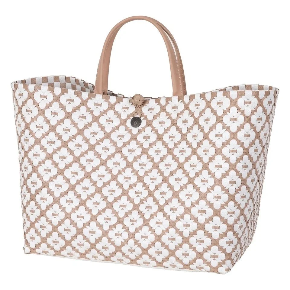 HANDED BY Tasche Shopper MOTIF Bag (Roségold | Weiß)