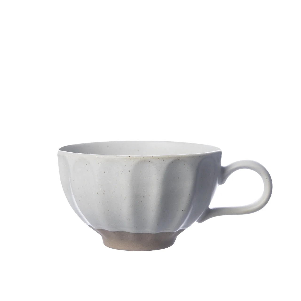 ERNST Tee-Tasse aus Steingut (Weiß | Natur)