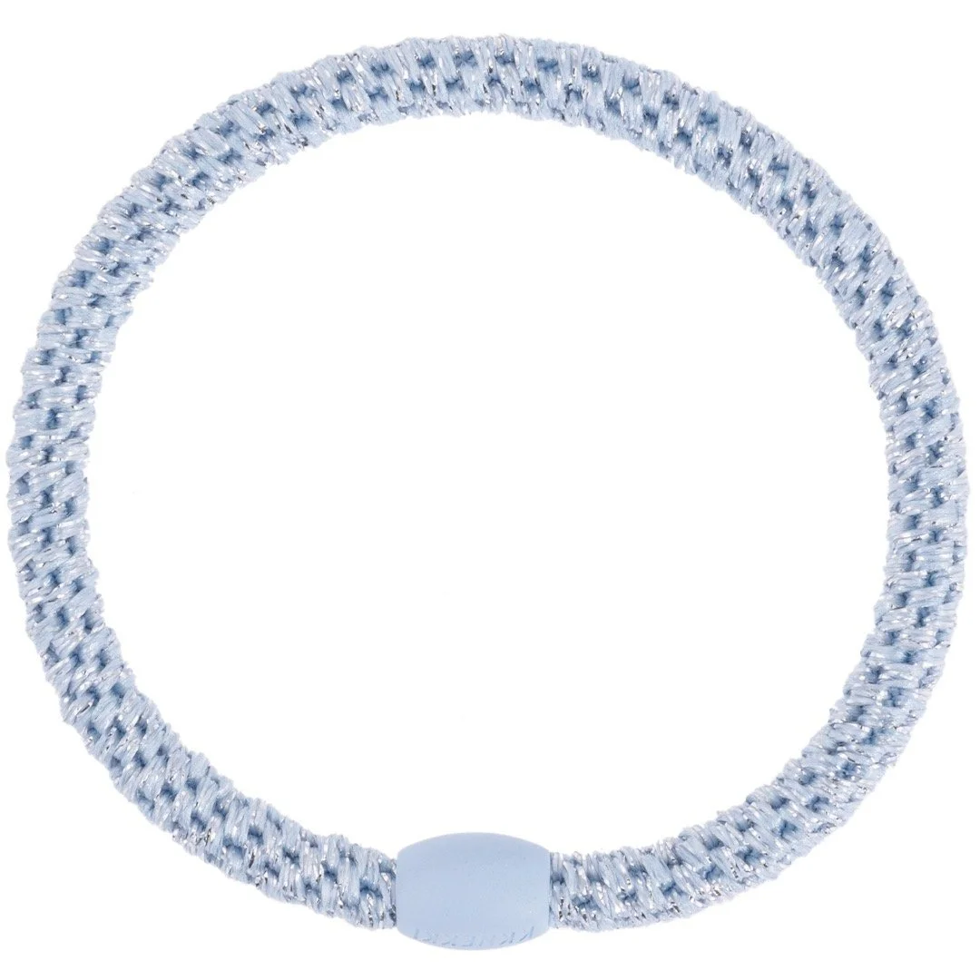 KKNEKKI Haargummi | Armband (Slim Sea Blue Glitter)