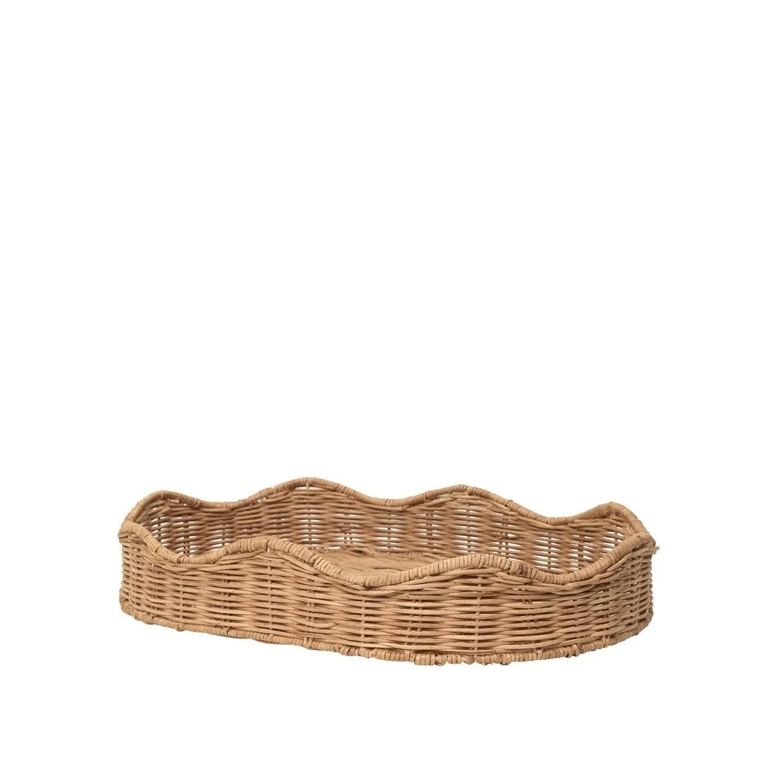 BROSTE COPENHAGEN Tablett Lola | Rattan | Natur | 50x35cm
