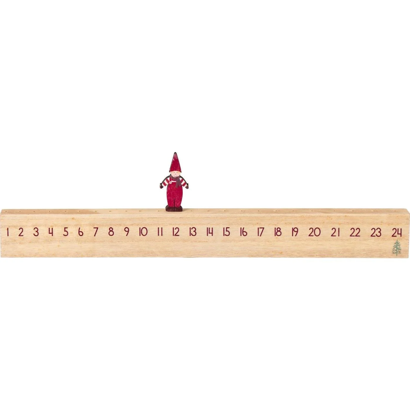 Ib Laursen Weihnachtskalender Holz Wichtel 50 cm 92252-00.jpg