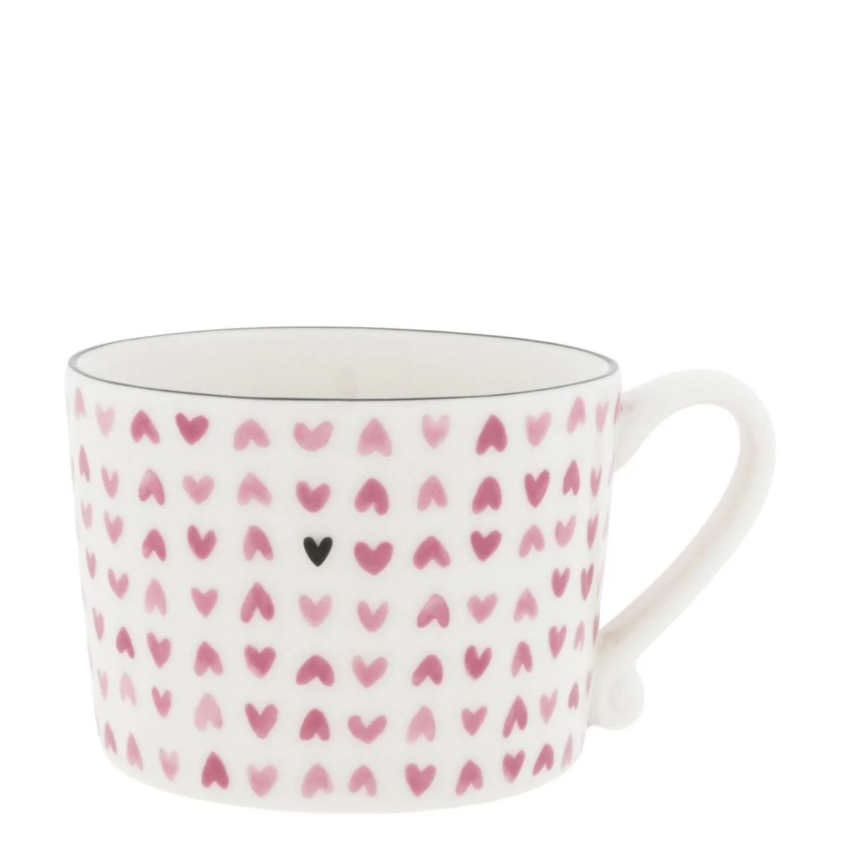 BASTION COLLECTIONS Tasse ROSA HERZEN (Weiß | Rosa)