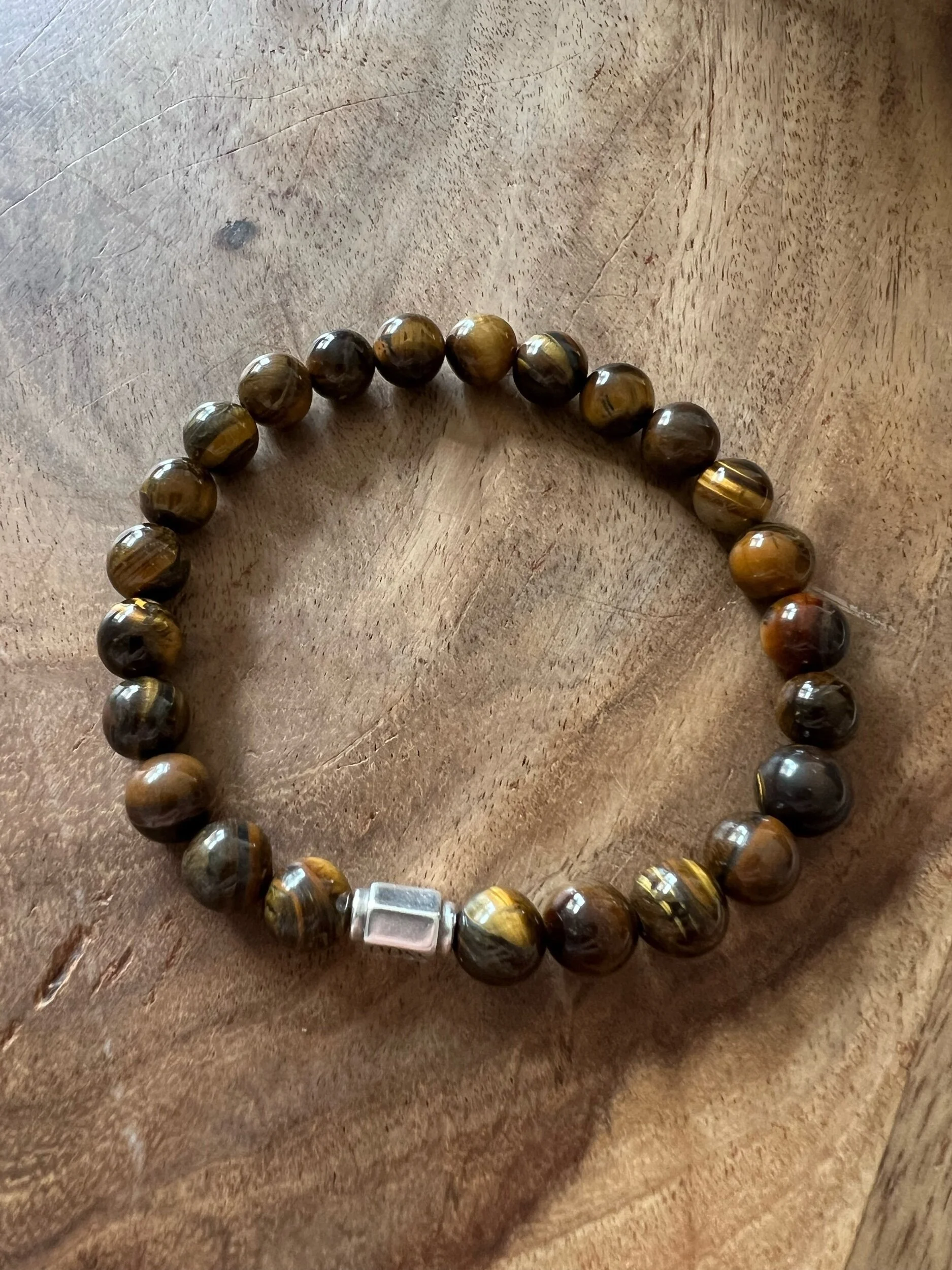 QOSS Armband Männer JOB (Halbedelsteine | malachite | braun | L)