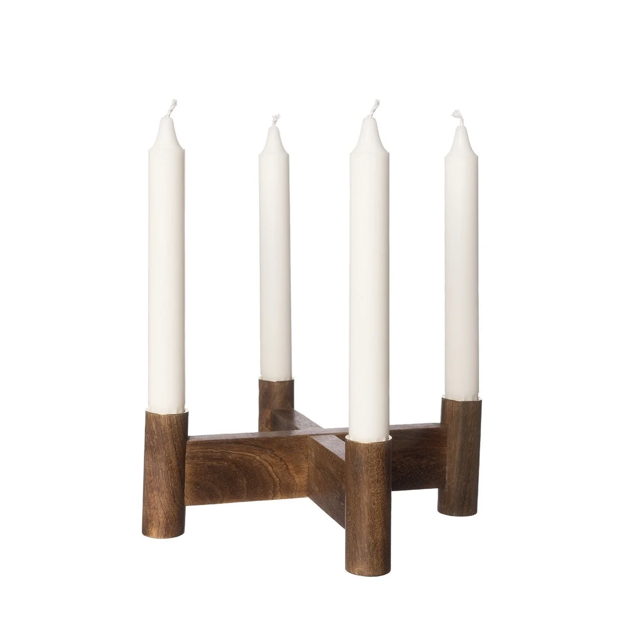 Ernst Kerzenhalter Holz Dunkelbraun fuer 4 Stabkerzen 152223.jpeg
