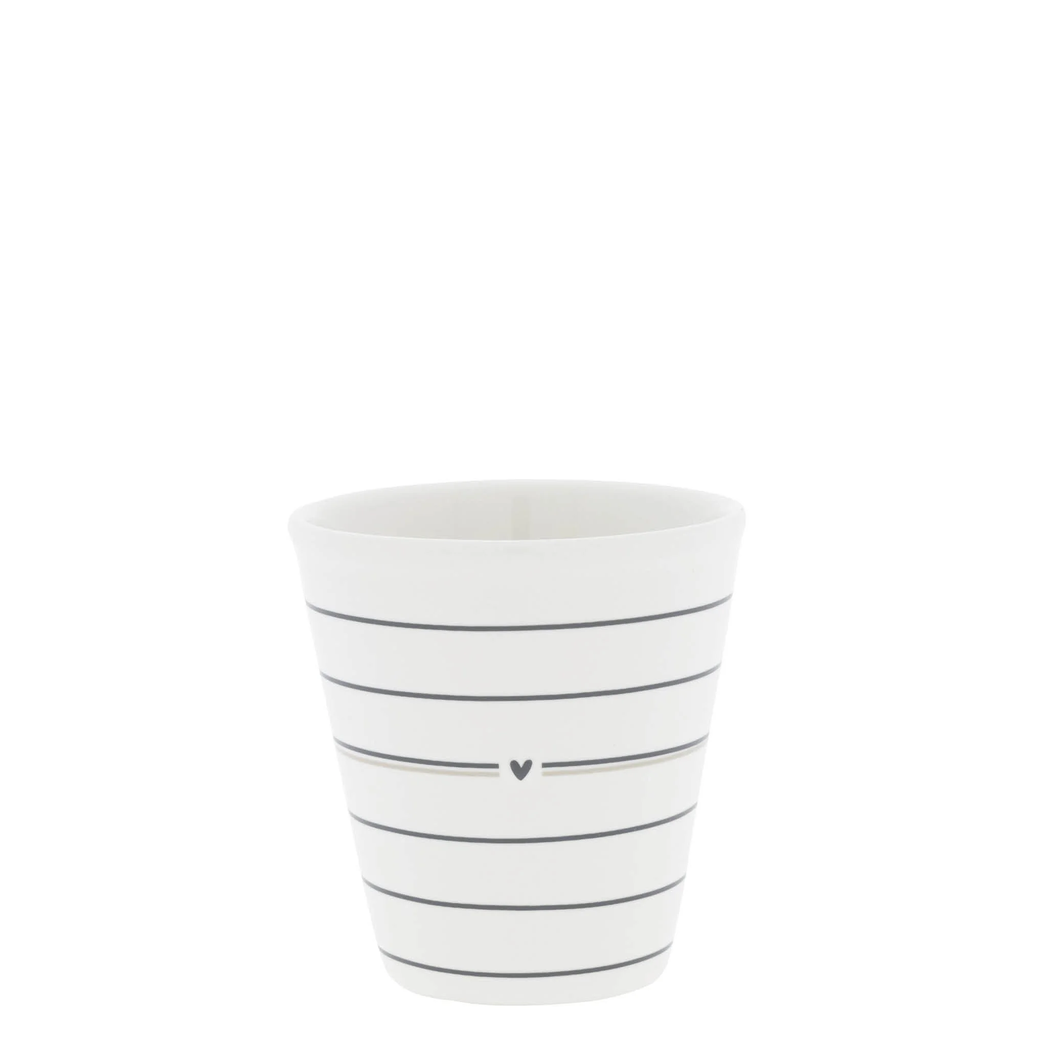 BASTION COLLECTIONS Espresso STREIFEN (Weiß | Schwarz | Streifen)