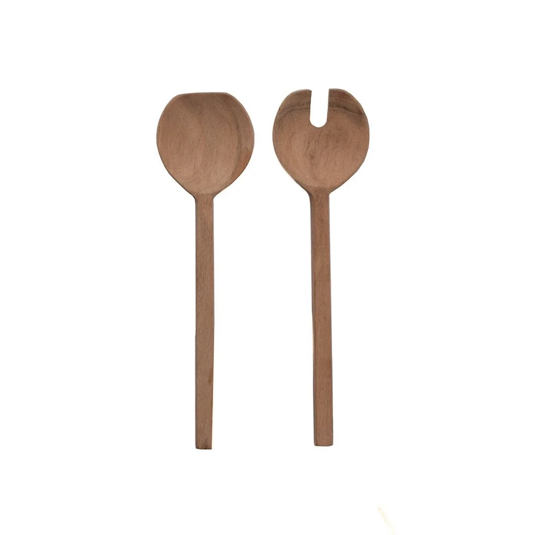 SÖGNE HOME Salat Bestecke Set (Akazienholz)