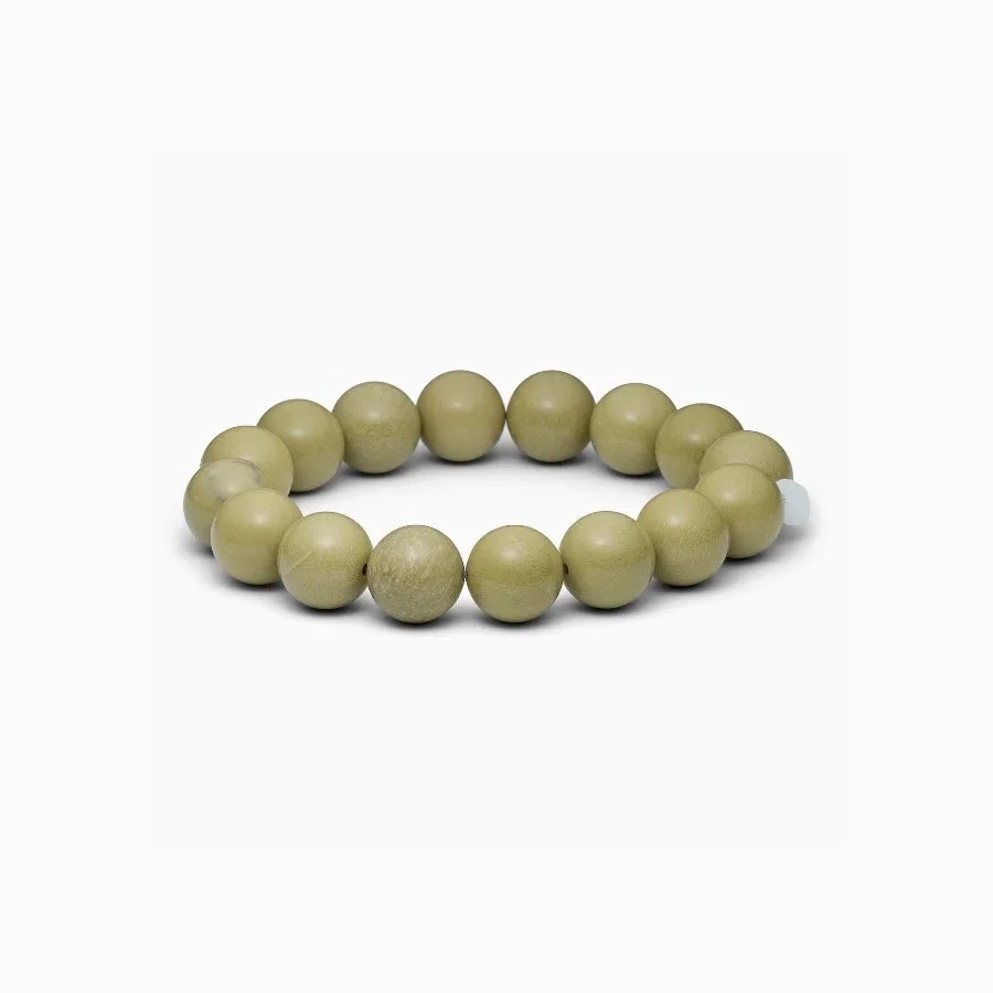 SOÏ COPENHAGEN Armband Chunky Grüner Alashan Achat