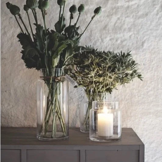 Ernst+Glas+Vase+lang+H33+Lederband.jpg