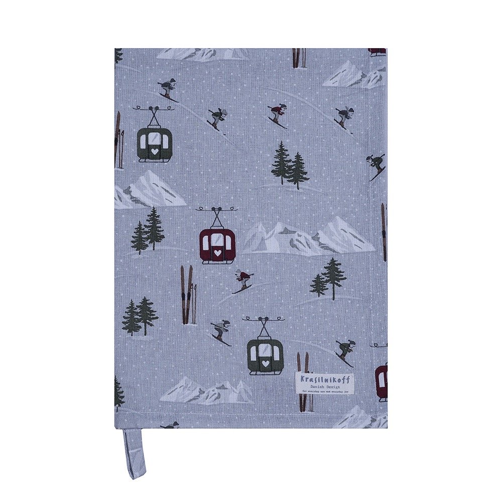 Krasilnikoff Geschirrtuch Ski Skiing KW13660.jpeg