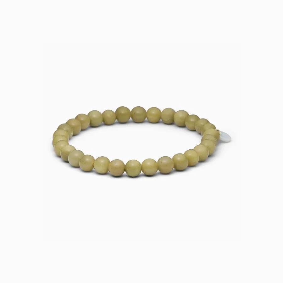 SOÏ COPENHAGEN Armband Essential Grüner Alashan Achat
