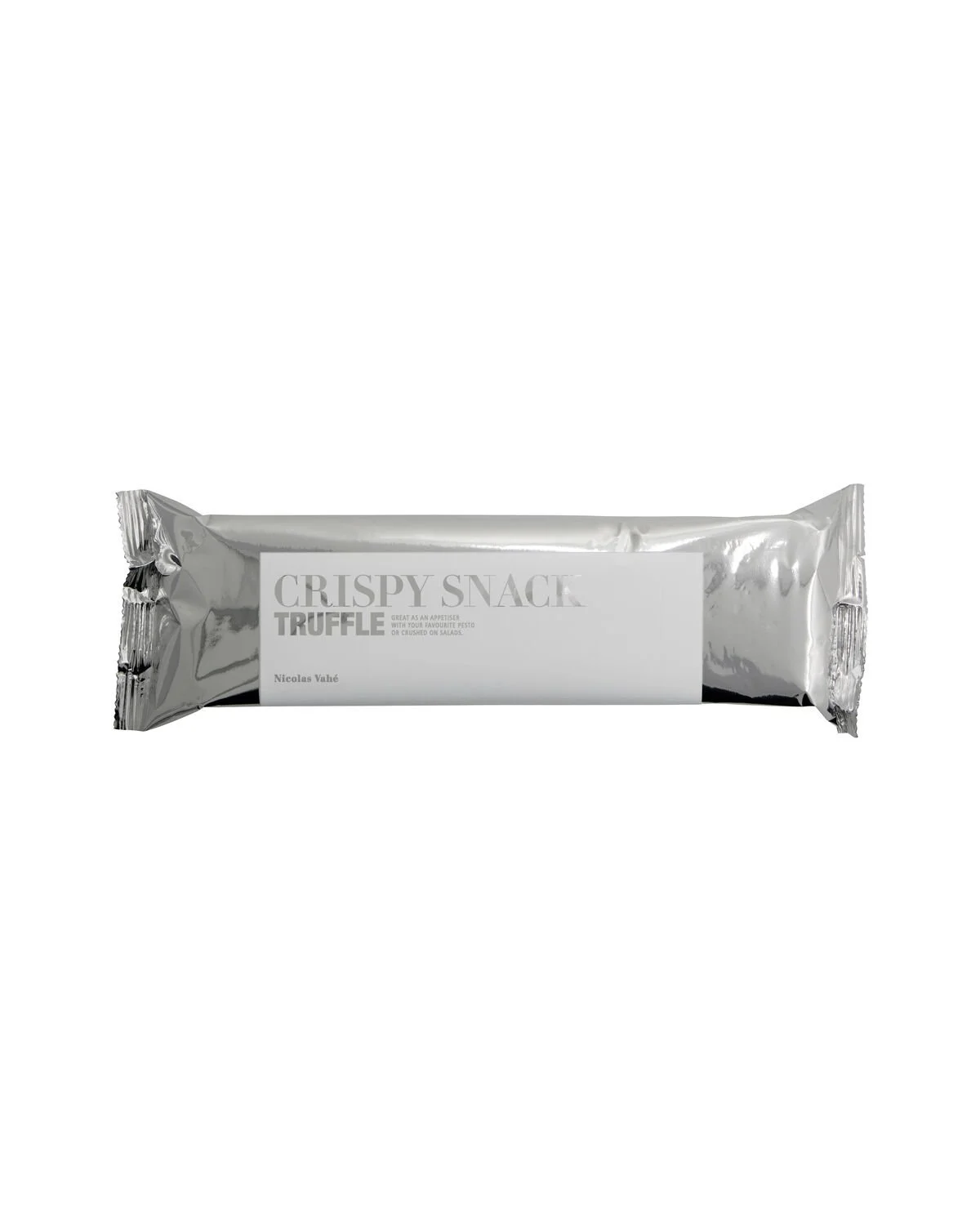 Nicolas Vahé Crispy Snack Trüffel, Kartoffelsnack im silbernen Folienbeutel, 75 g