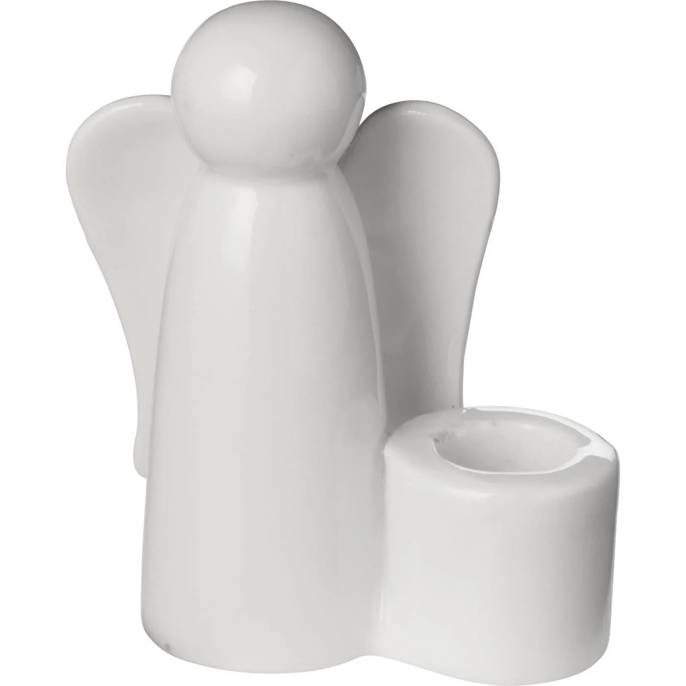 Ib Laursen Engelchen Kerzenhalter weiss fuer Kerze 1.3 cm 92277-11.jpg
