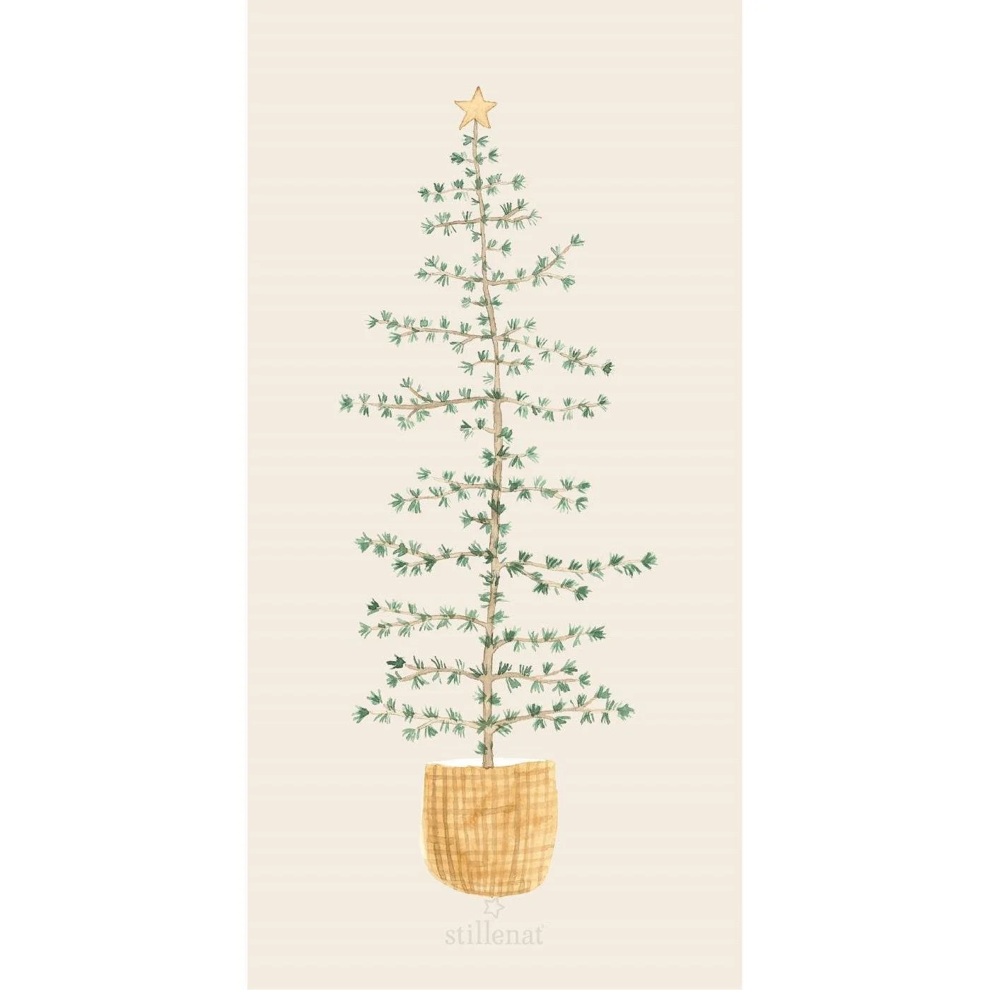 IB LAURSEN Servietten Papier "ZEDERNBAUM IM KORB"