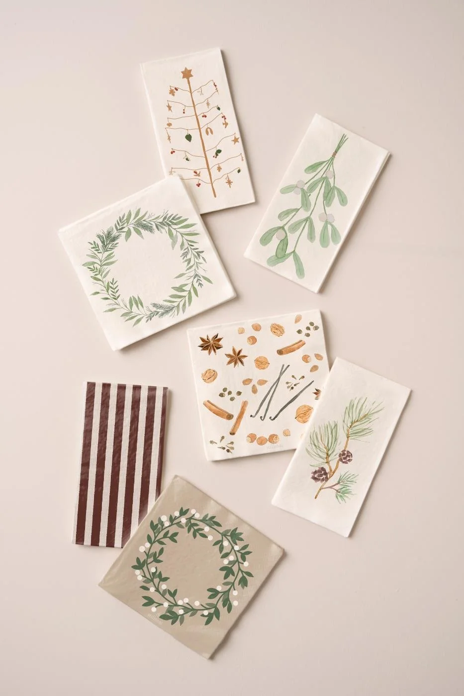 Ib Laursen Servietten Papier Schneebeerenkranz 20 St .jpg