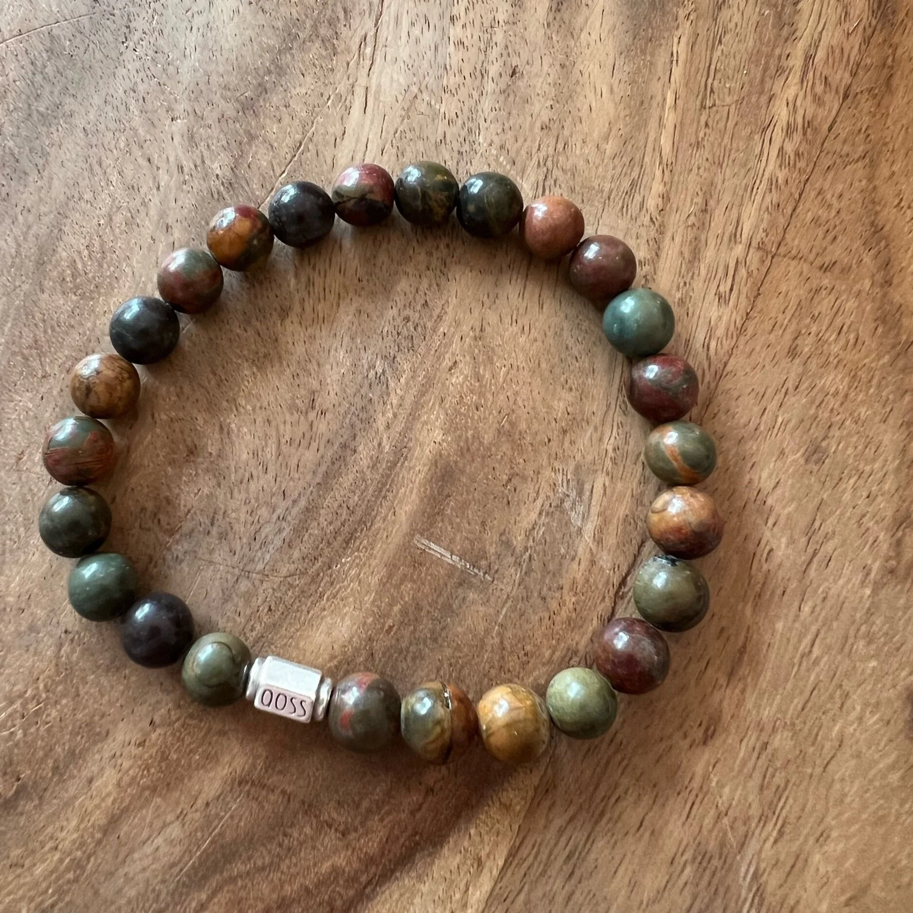 QOSS Armband Männer JOB (Halbedelsteine | tiger eye |  XL)