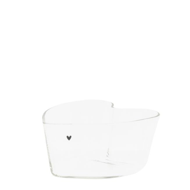 BASTION COLLECTIONS Schale in Herzform (Glas)