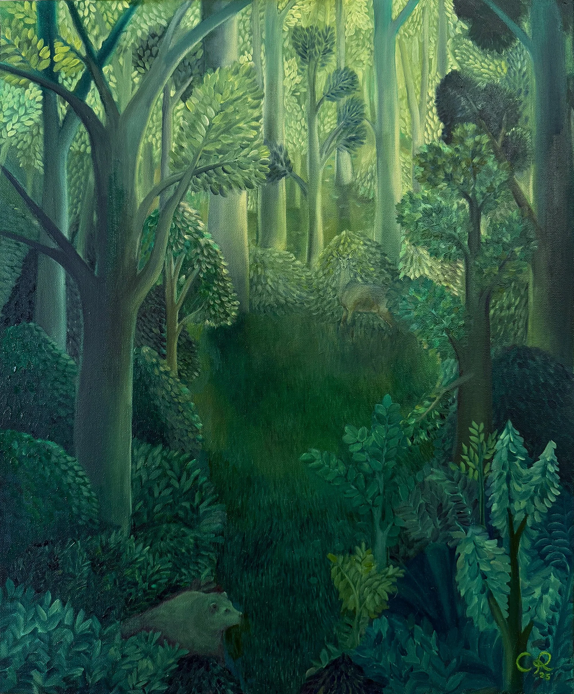 The Clearing, 2025, 20 x 24 in, oil