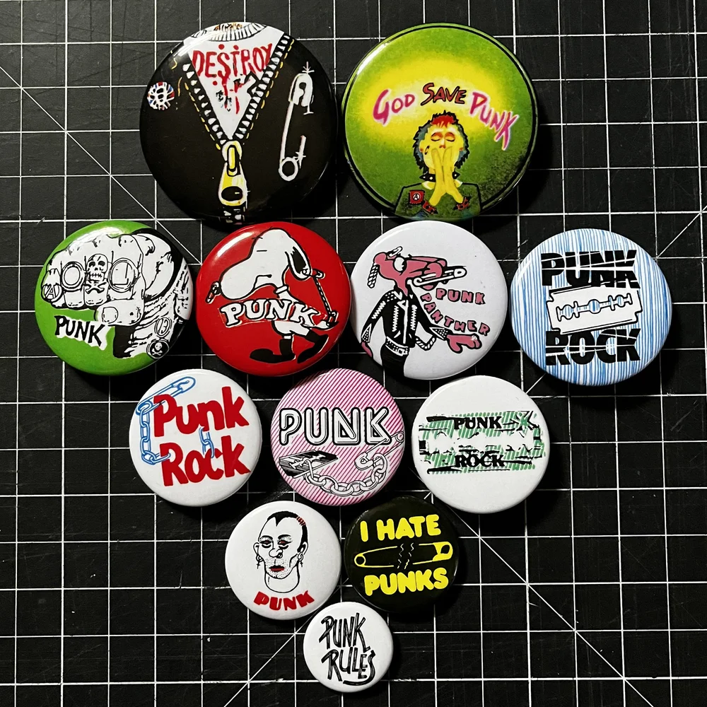 Punksploitation Badge Set — General Speech
