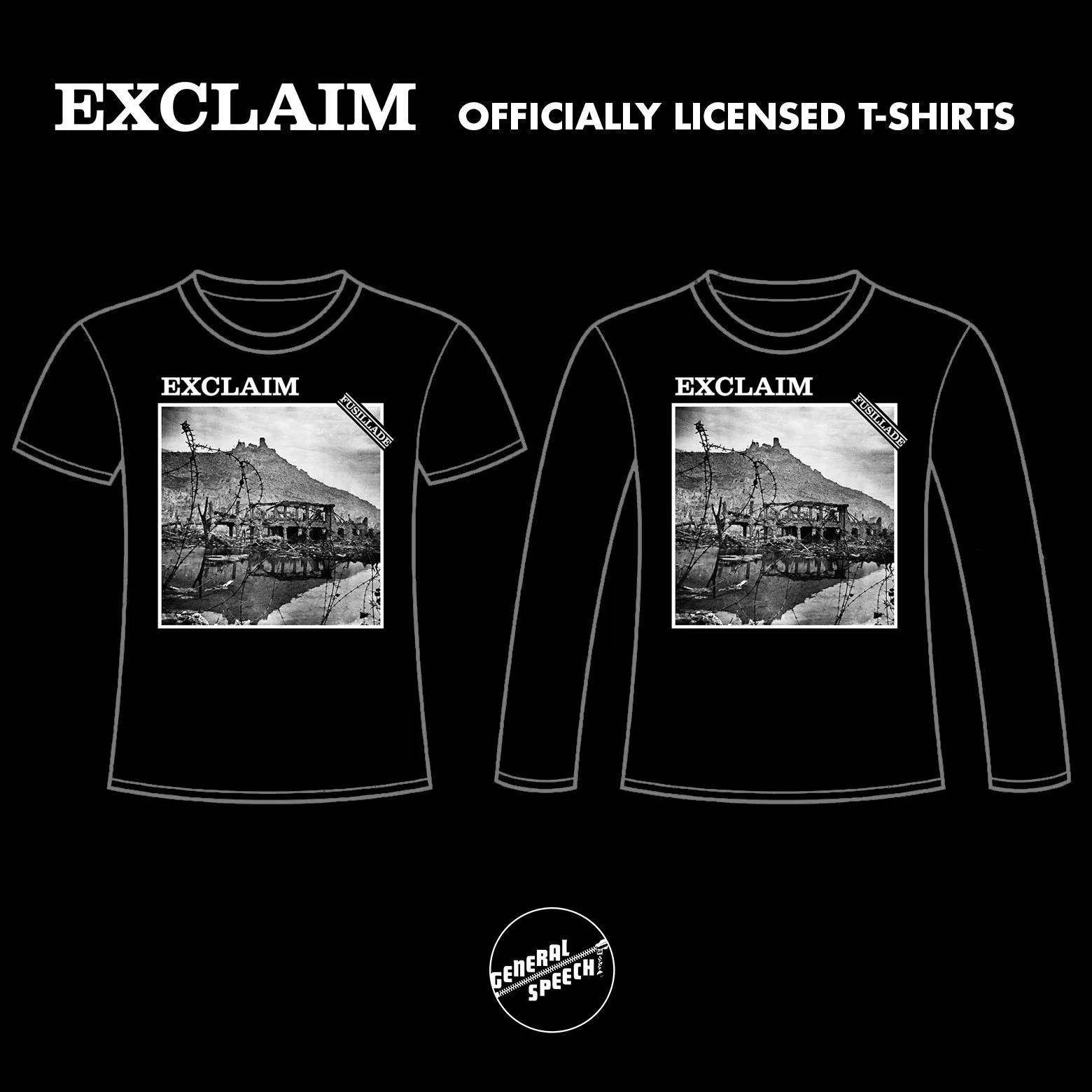 Exclaim - Officially Licensed T-Shirts (Pre-Order)