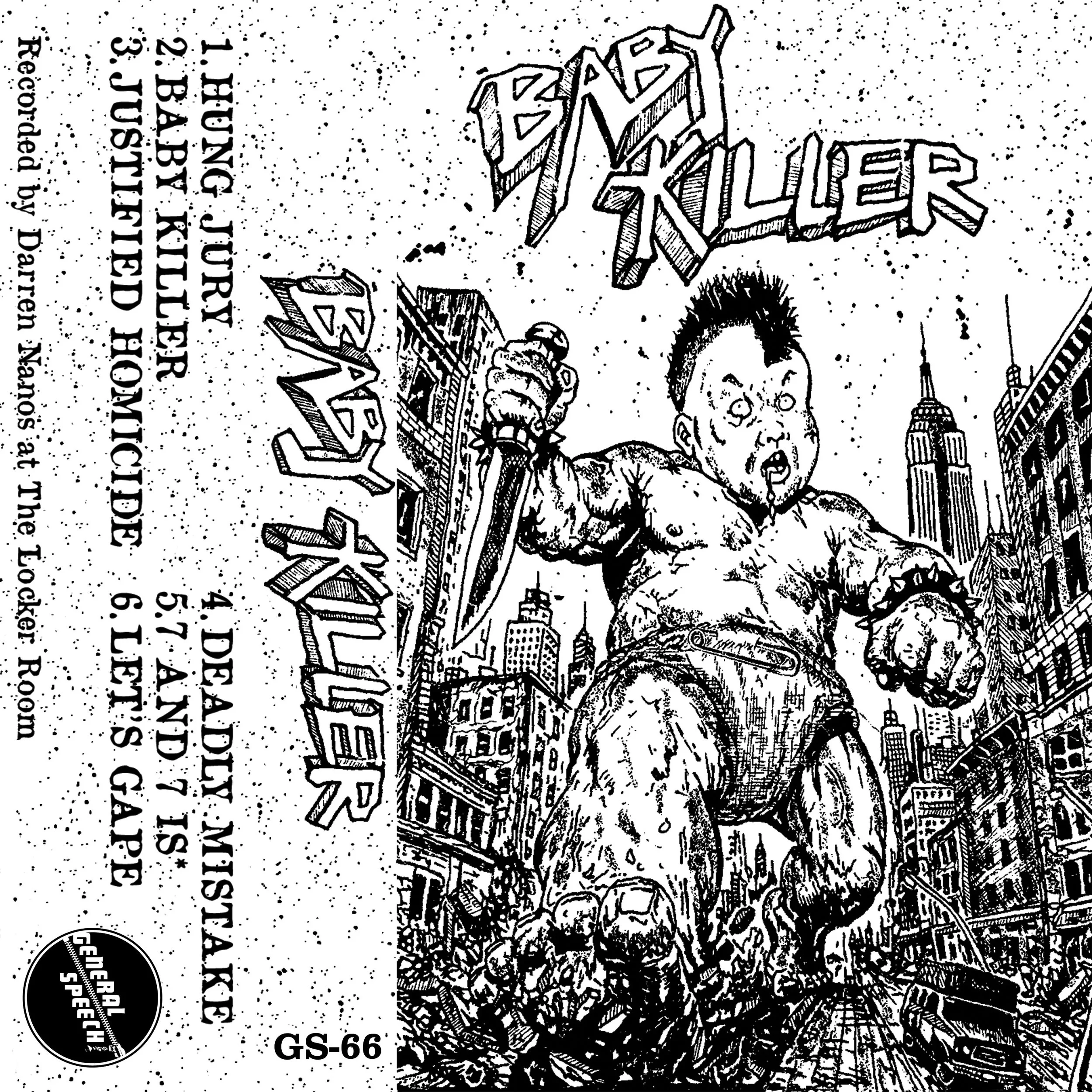 Baby Killer - S/T Cassette Tape