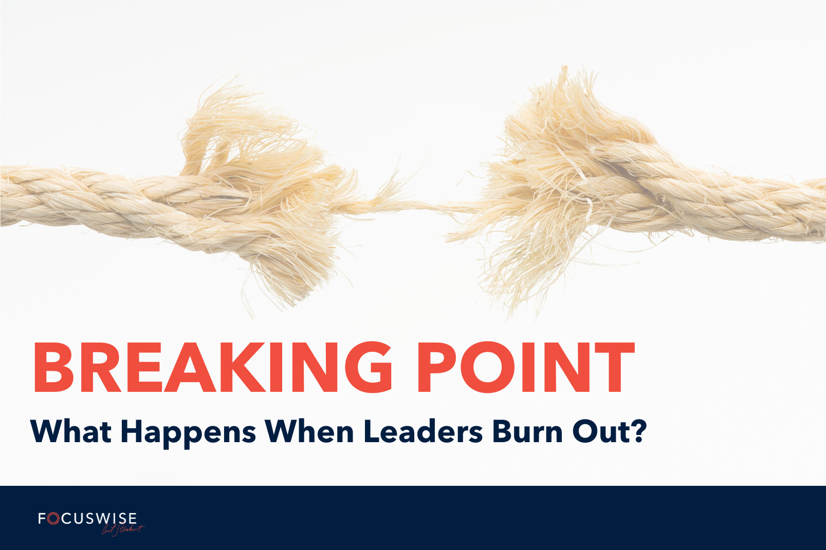 Image of a rope frayed and breaking
