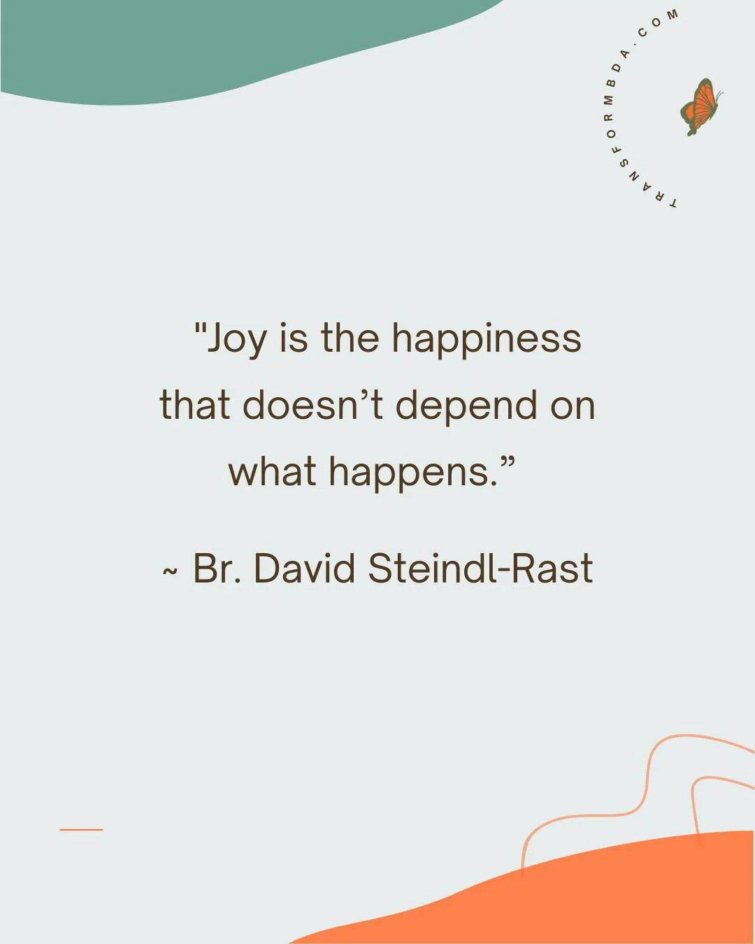 In leadership&mdash;and in life&mdash;it&rsquo;s easy to tie our sense of happiness to outcomes: the deal closed, the project delivered, the recognition received. 

But joy is different. 🔆

Joy is rooted not in circumstances, but in presence, gratit