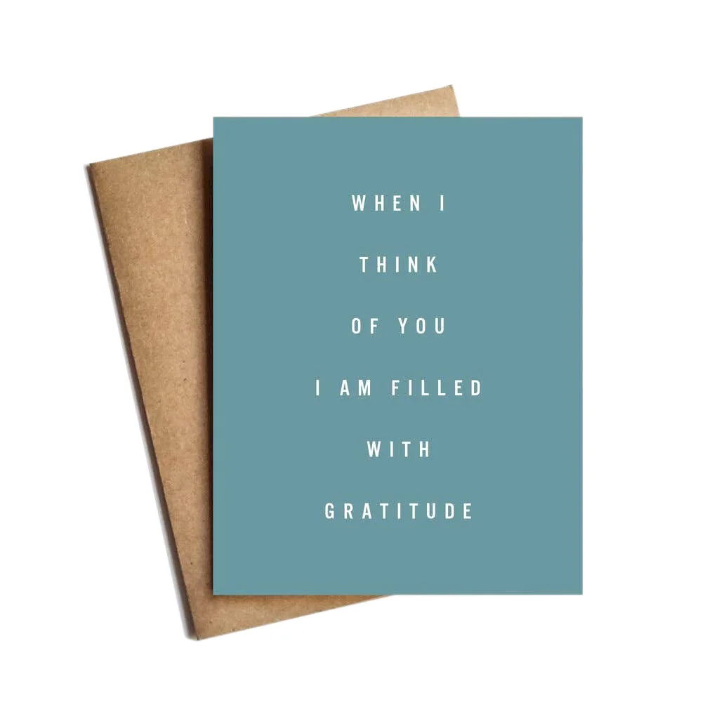 gratitude greeting card