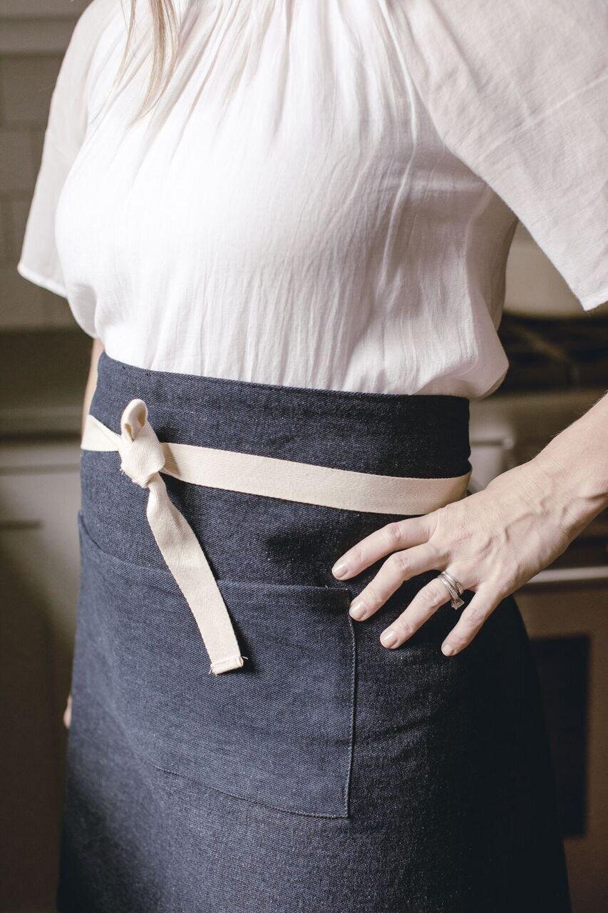 Denim Waist Apron 