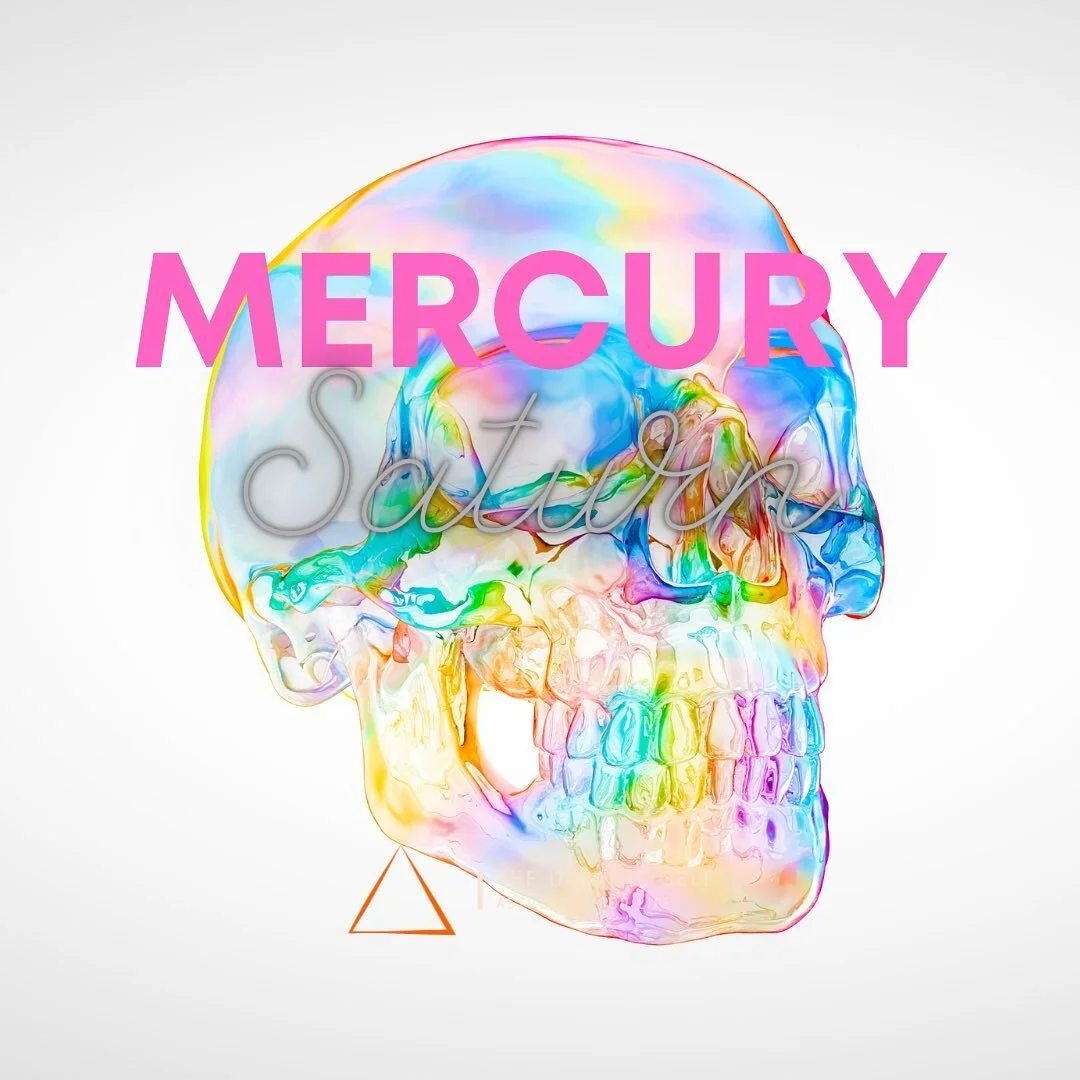 Mercury Conjunct Saturn in Aquarius : The Great Interpreter 
March 2, 2022 @ 9:24am MST (18&deg;&nbsp;59&rsquo; Aquarius)
The Mercury-Saturn Conjunction in Aquarius happens nearly simultaneous to the Pisces New Moon (only an hour before). Thus, the p