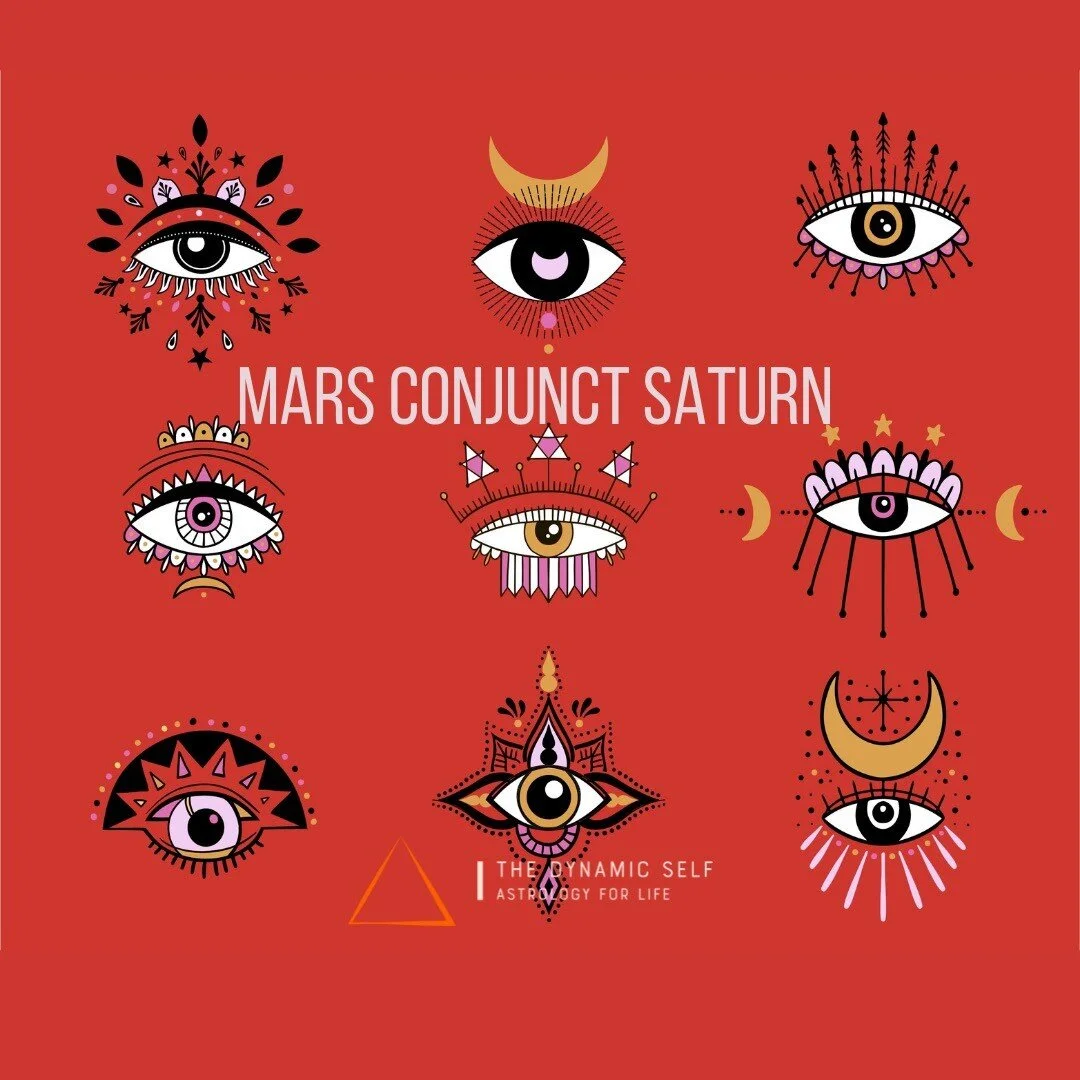 Mars Conjunct Saturn in Aquarius : With Great Motivation and In the Long Run 
April 4, 2022 @ 7:43 pm MDT (22&deg;&nbsp;24&rsquo;)
* There is a repeating theme in the skies being amplified by the Mars-Saturn Conjunction. The areas of our life where w