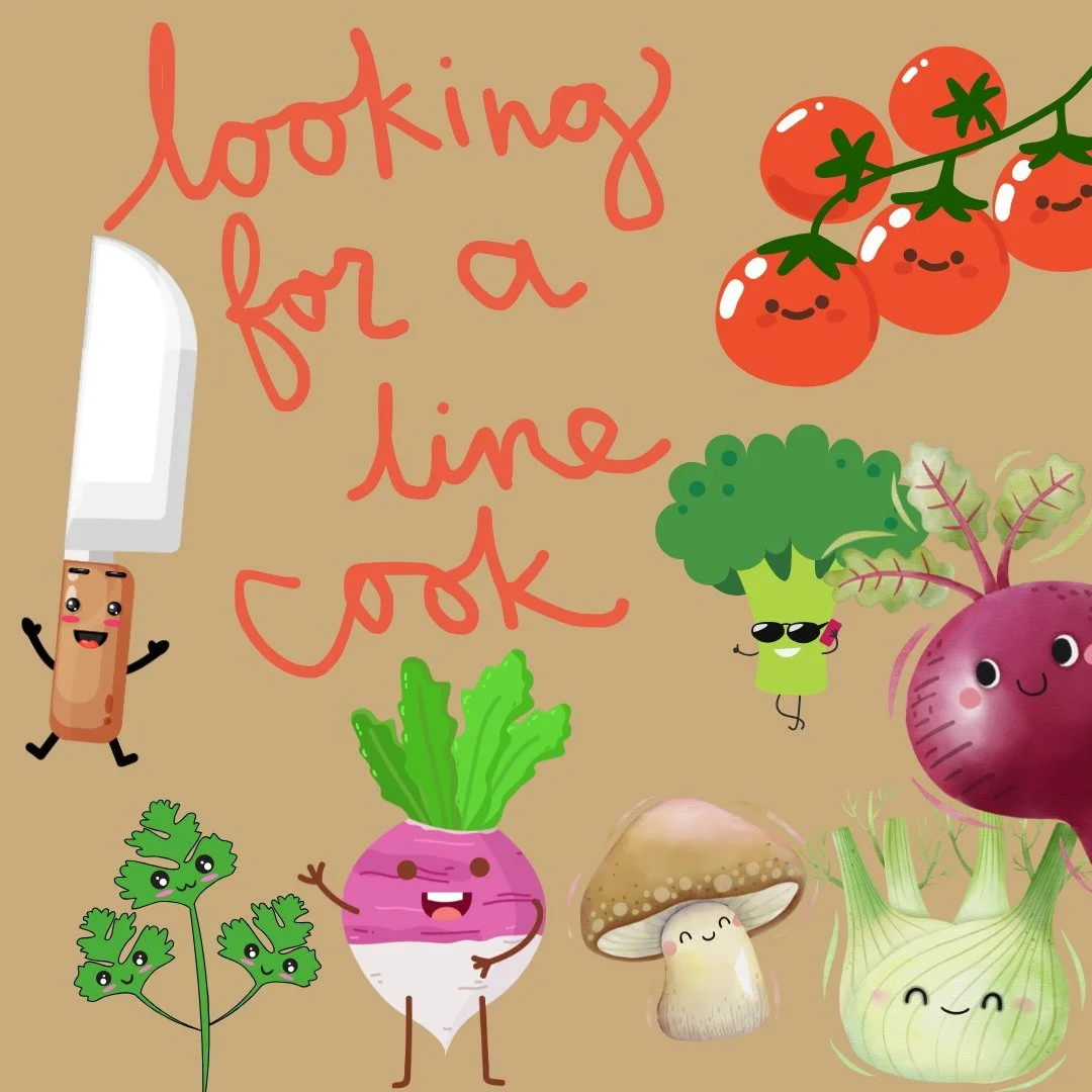 We are looking for another LINE COOK y'all! We appeal to you, our followers, to help us find a suitable cook to join our ranks.

We would like to hire someone with experience working in a fast paced environment, with an eagerness to get better and mo