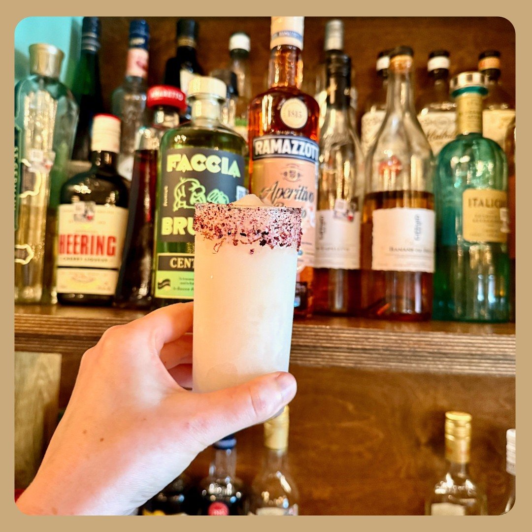 Do it for the plot: check out our new frozen drink, the &quot;plot device&quot;

It's a nutty lil' aperitivo and mezcal slushie made with Espadin mezcal, orgeat, lime, ramazotti aperitivo, Centerbe Faccia Brutto with an orange zest and hibiscus salt 
