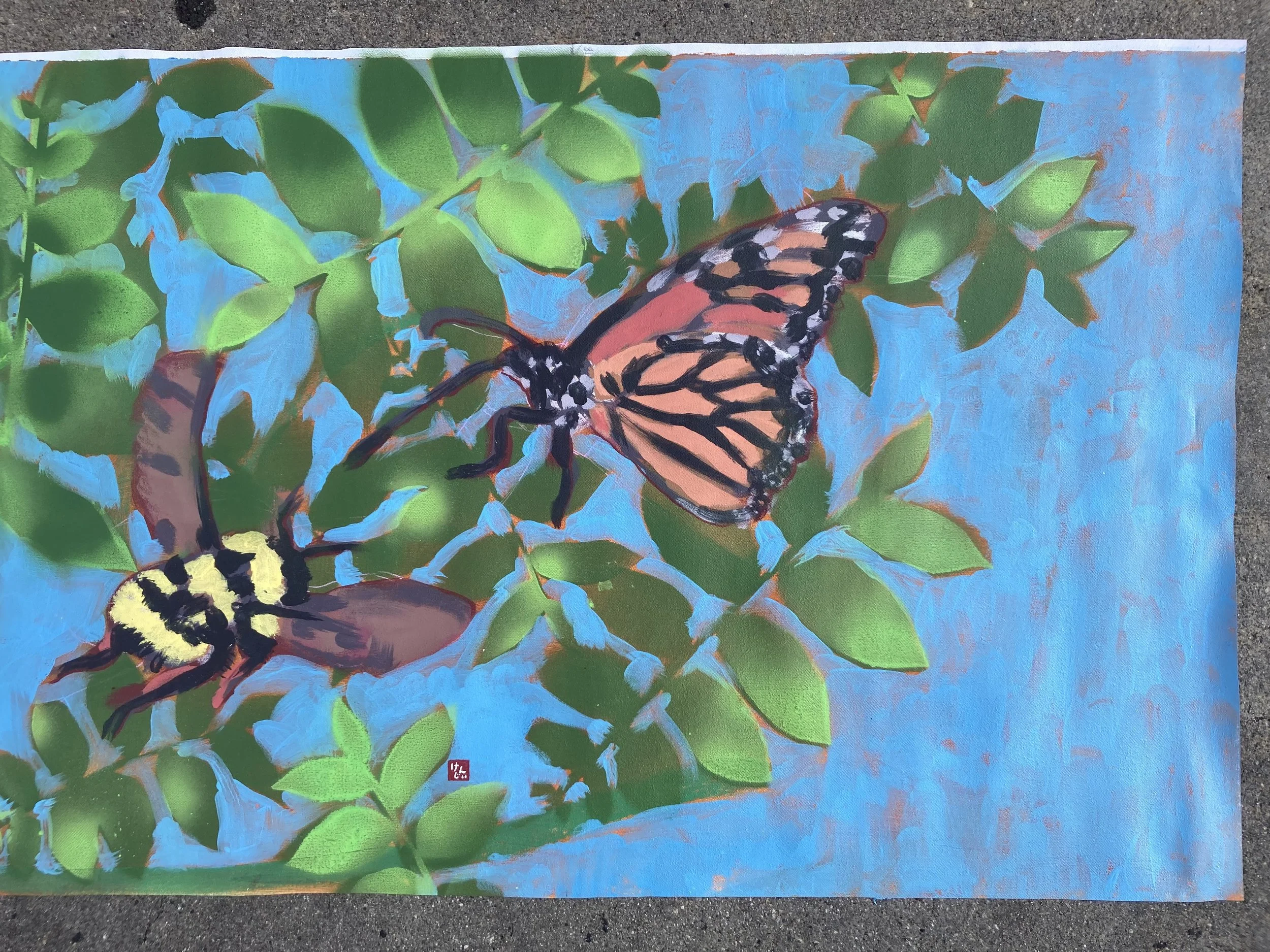 Public art celebrating Southern California native ecology
