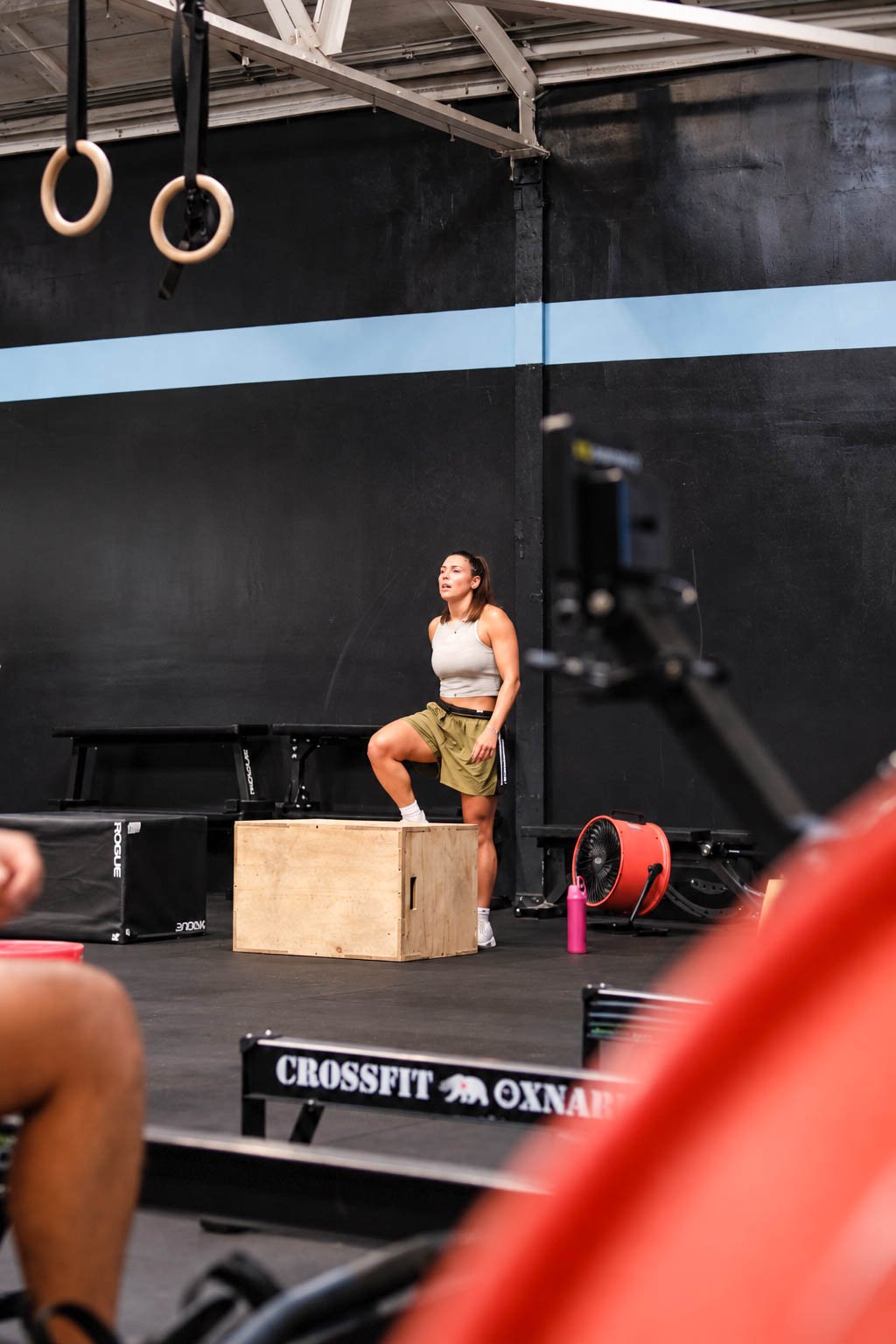 Catching Her Breath at the CrossFit Box.jpg