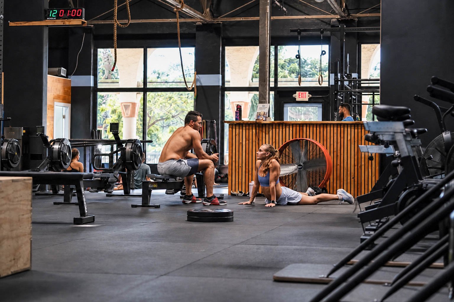 CrossFit Conversation and Stretching.jpg