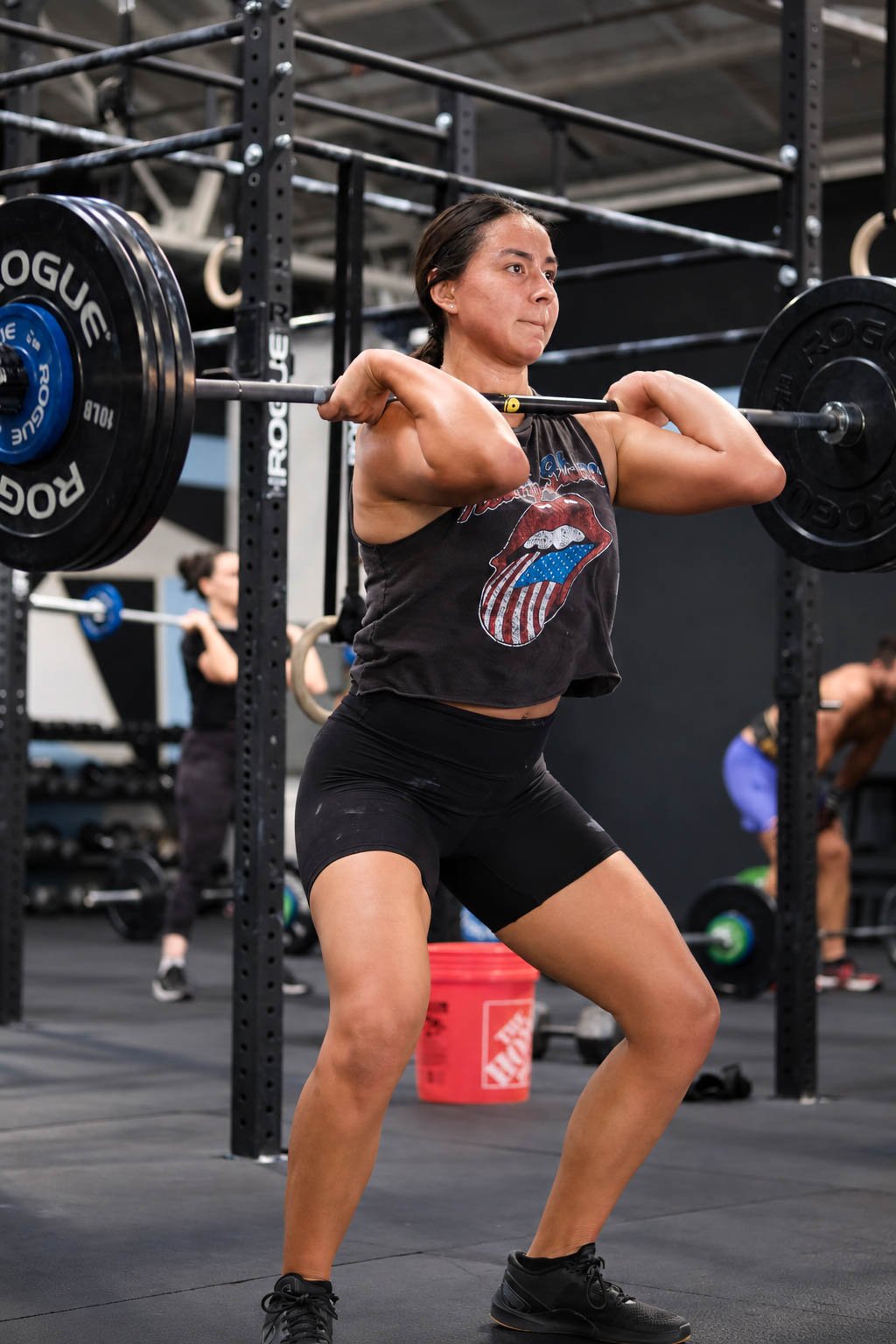 Focused Front Rack Lift in the Gym.jpg