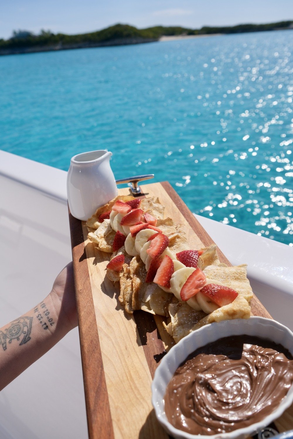 Golden Hour Stacks — Seaside Crepes