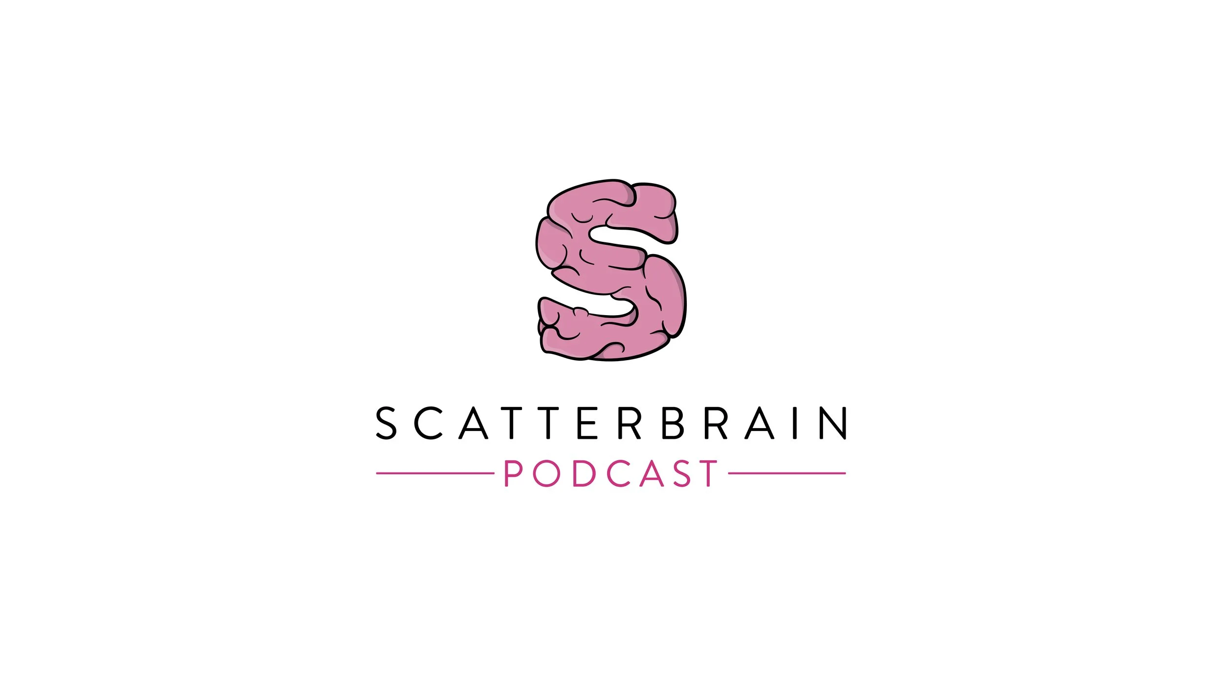 Scatterbrain Podcast Logo Idea (Project for Potential Client)