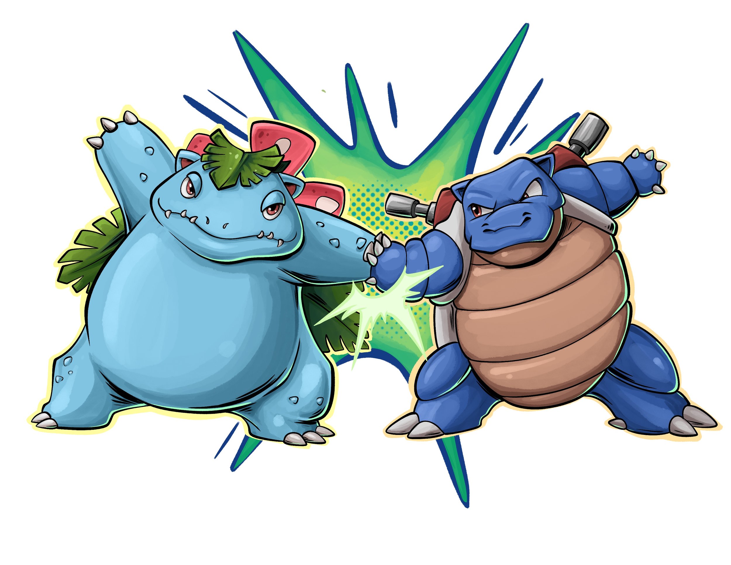 $750, Venusaur & Blastoise fusion dance