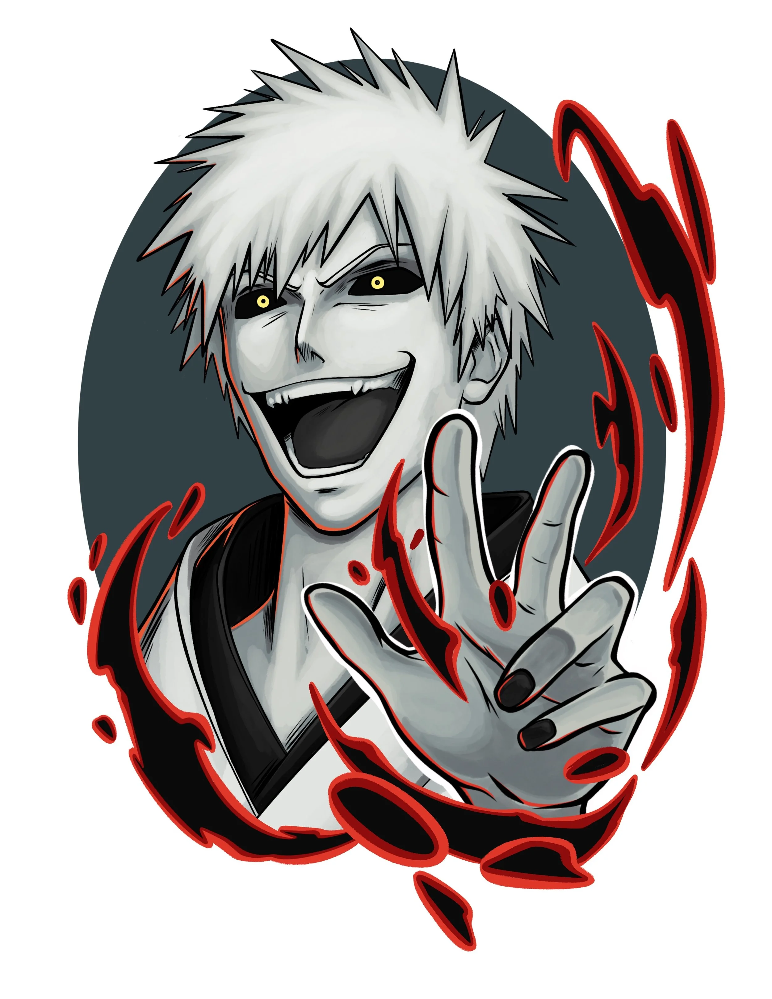 $750, Greyscale w/ color White (Ichigo)