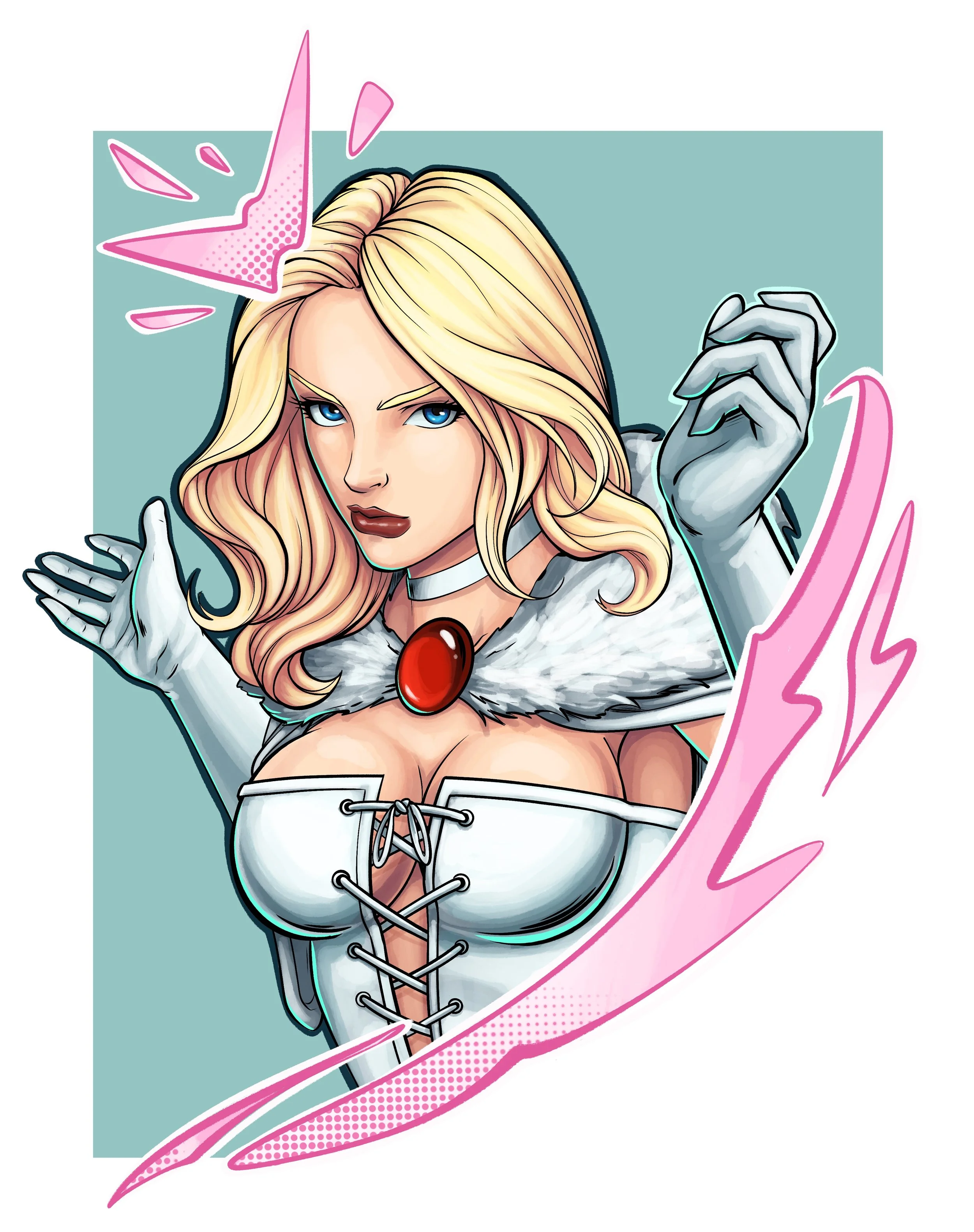 $750, Full color Emma Frost