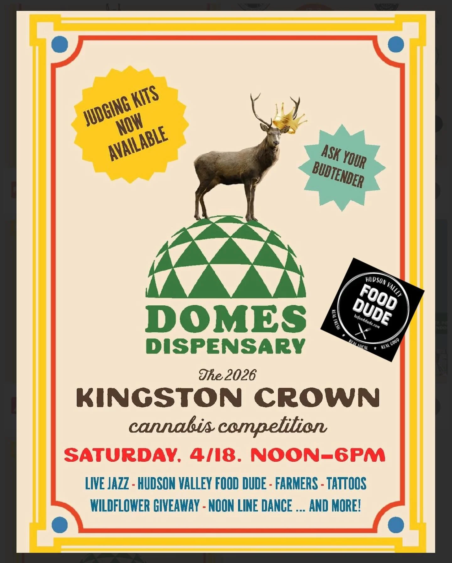 Come catch us @domesdispensary 4/18!!