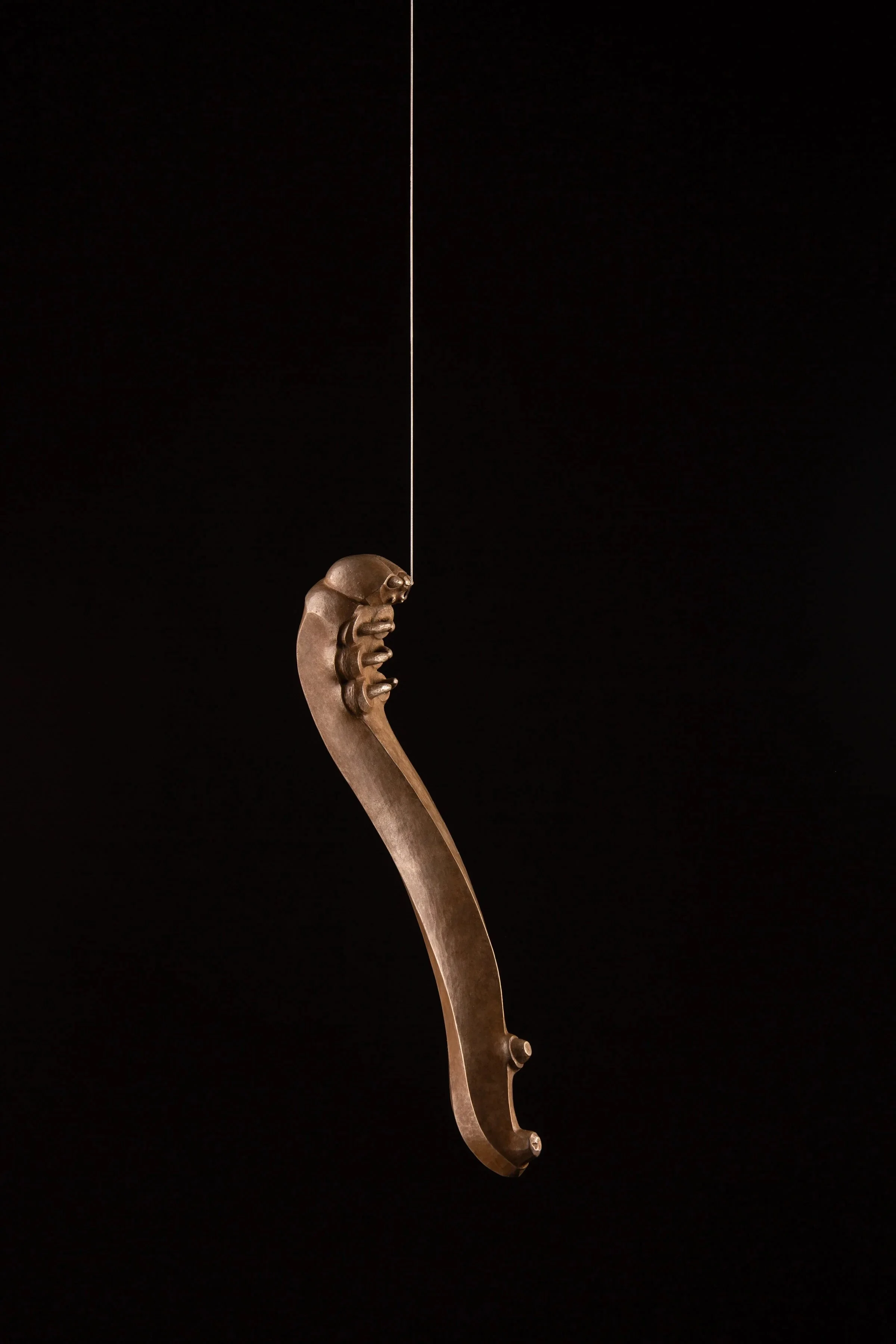 Peregrine O'Gormley - Faith, bronze, 9.5 x 3.5 x 2 in., $4200