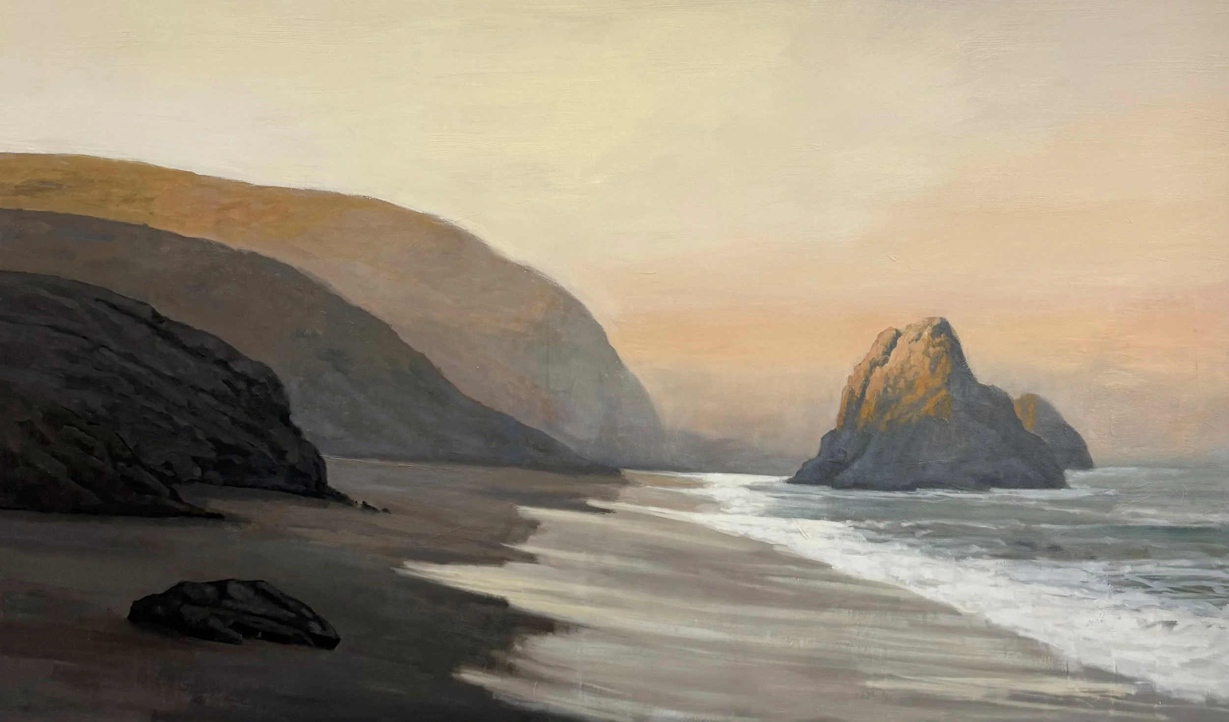 John McCormick - Off Shore, oil on canvas, 36 x 60 in.  $14000