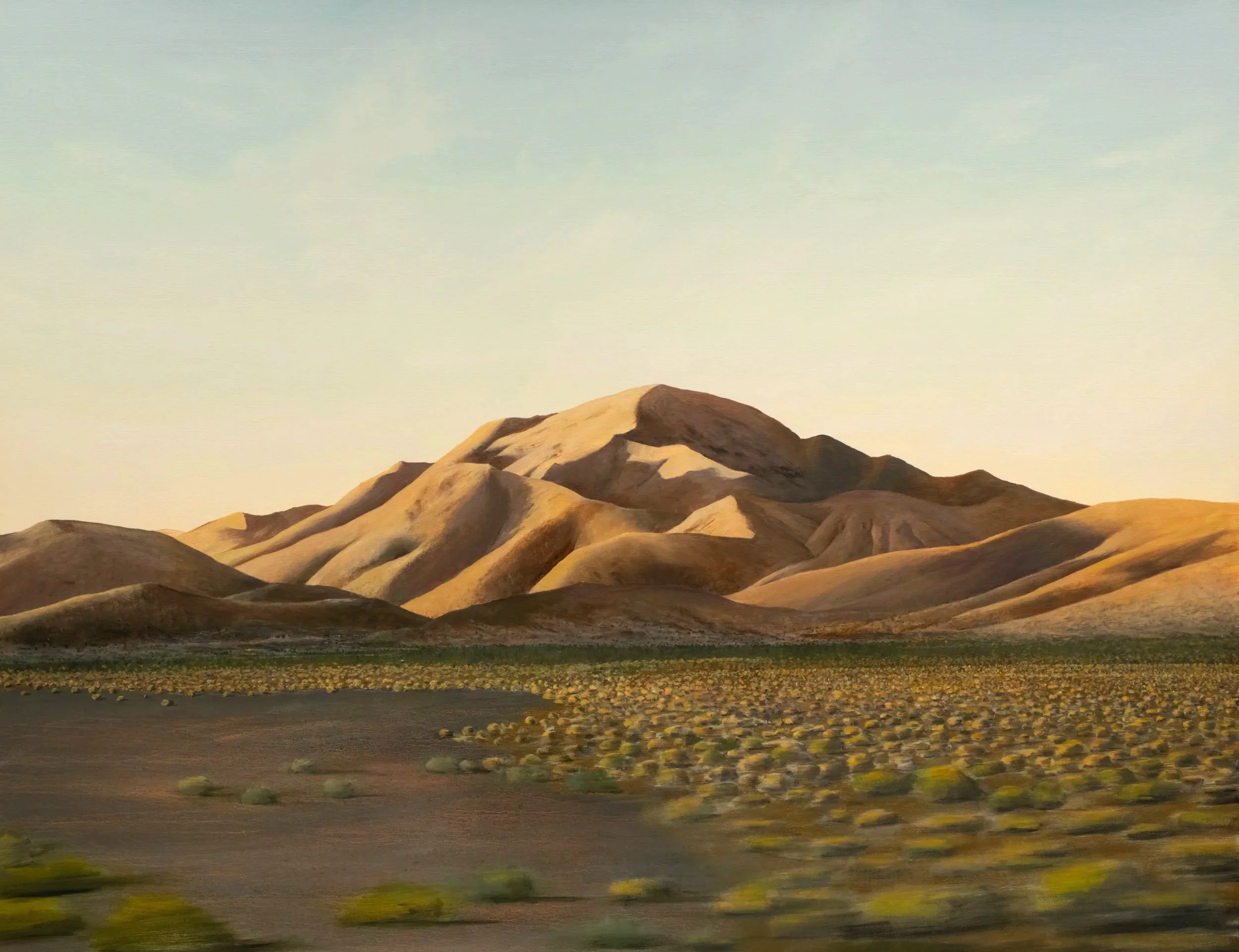 Fred Holcomb - Peak and Scrub, oil on canvas, 42 x 54 in. $5800