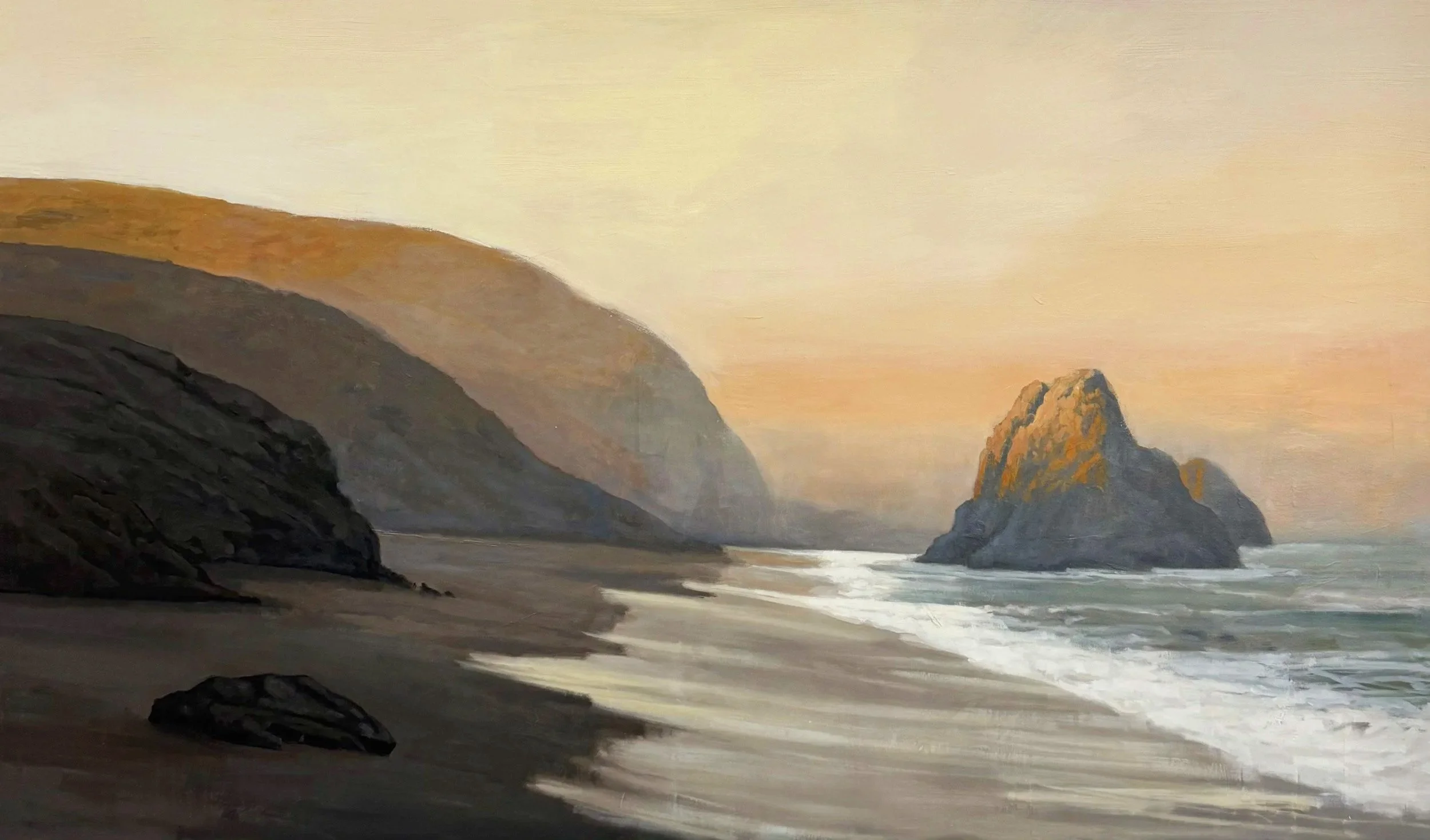 John McCormick - Off Shore, oil on canvas, 36 x 60 in. $14000